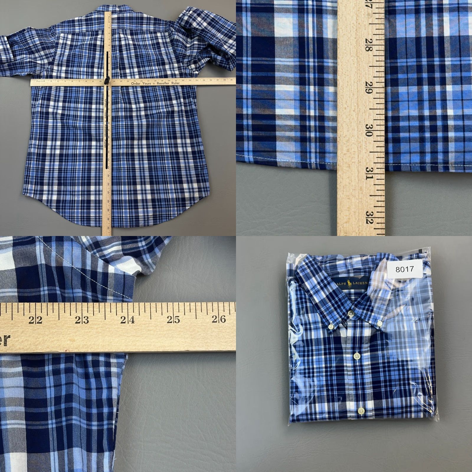 Ralph Lauren Ralph Lauren Shirt Mens Large Blue Plaid Oxford Long Sleeve Button Down Preppy Size US L / EU 52-54 / 3 - 9 Thumbnail