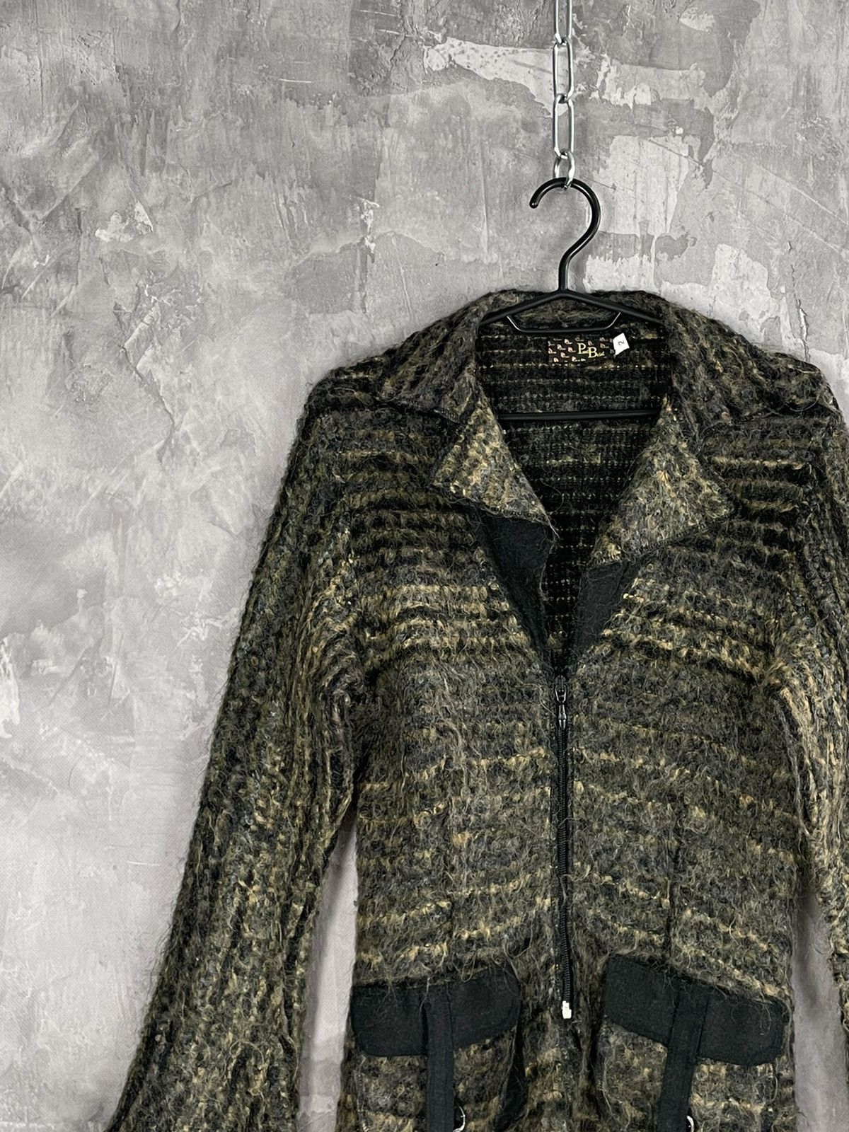 20471120 × If Six Was Nine × Japanese Brand Vintage Y2K Glamour Abstract Style Mohair Archival Sweater Size M / US 6-8 / IT 42-44 - 3 Thumbnail