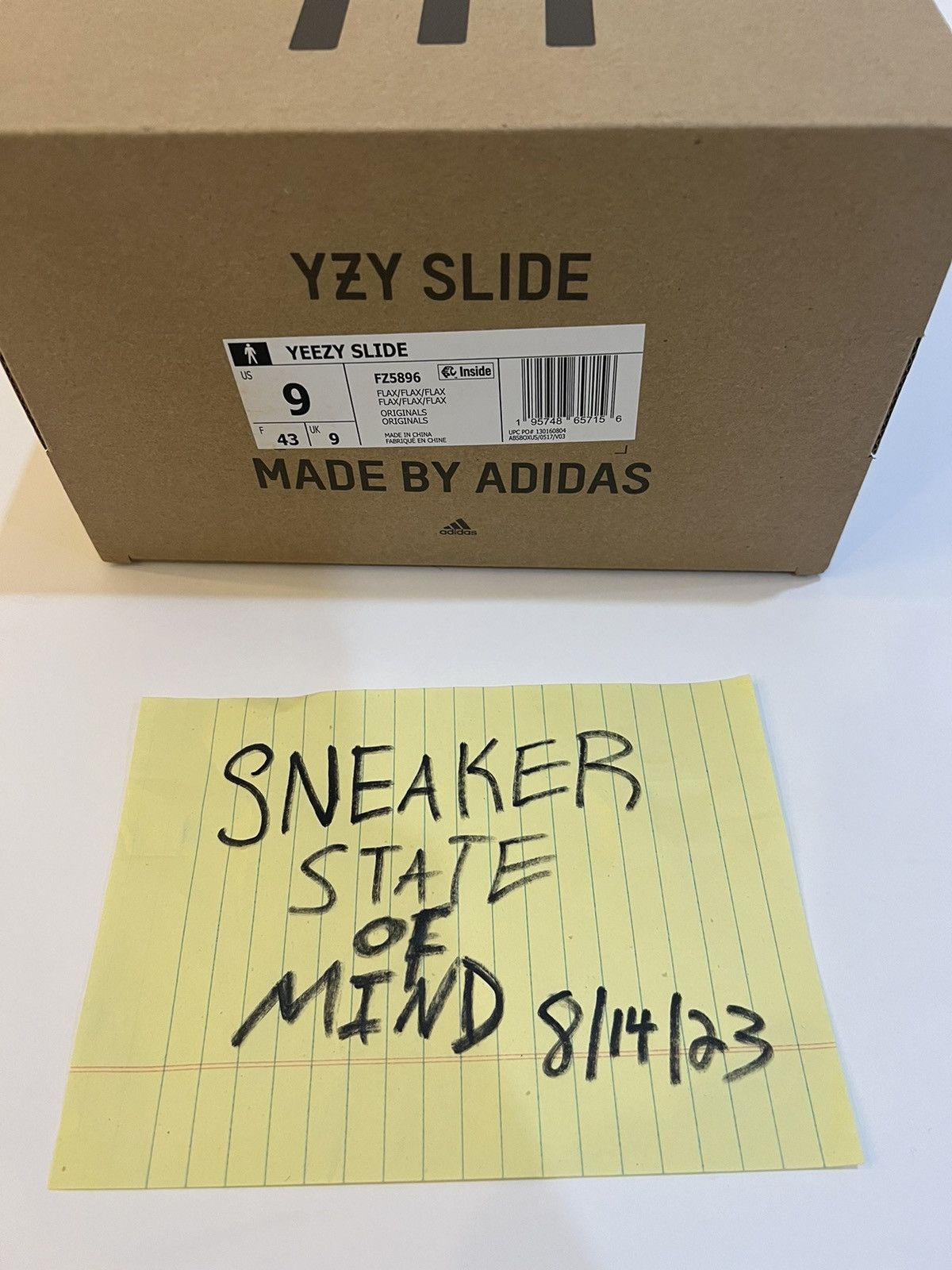 Adidas × Kanye West BRAND NEW YEEZY SLIDE FLAX SIZE 9 IN HAND FAST SHIPPING!! Size US 9 / EU 42 - 8 Thumbnail