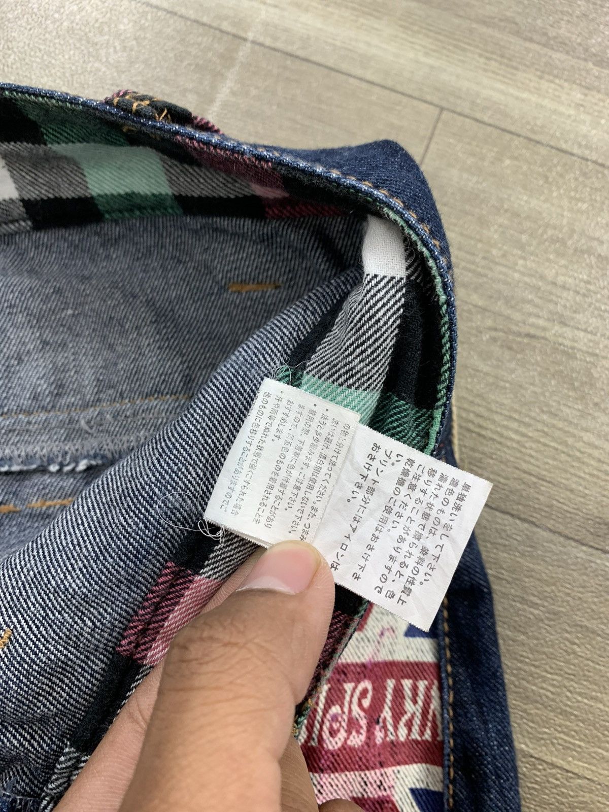 Hysteric Glamour 2000s Sorridere Double Waist Punk Plaid Lgb Style Jeans Size US 29 - 11 Thumbnail