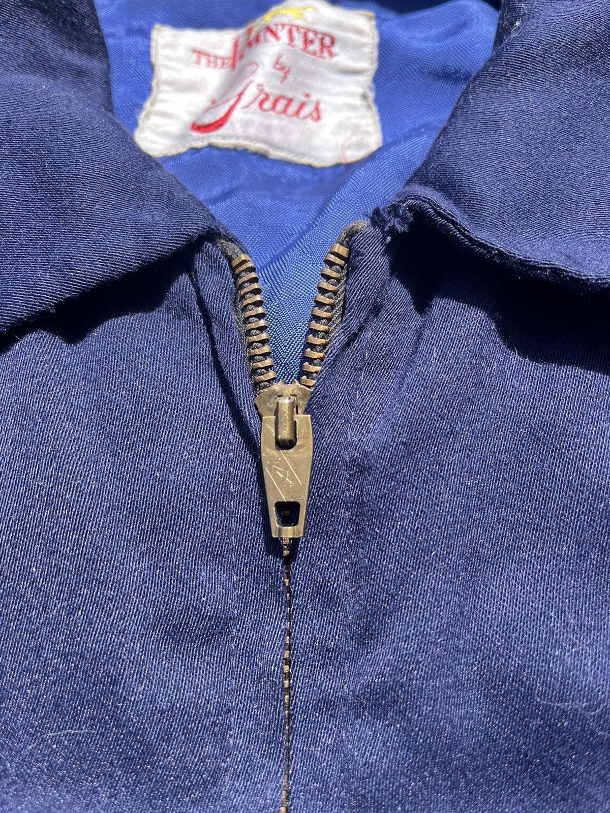 Japanese Brand Vintage Cropped Gaberdine Cyclist Jacket 50’s RARE Size US M / EU 48-50 / 2 - 3 Thumbnail