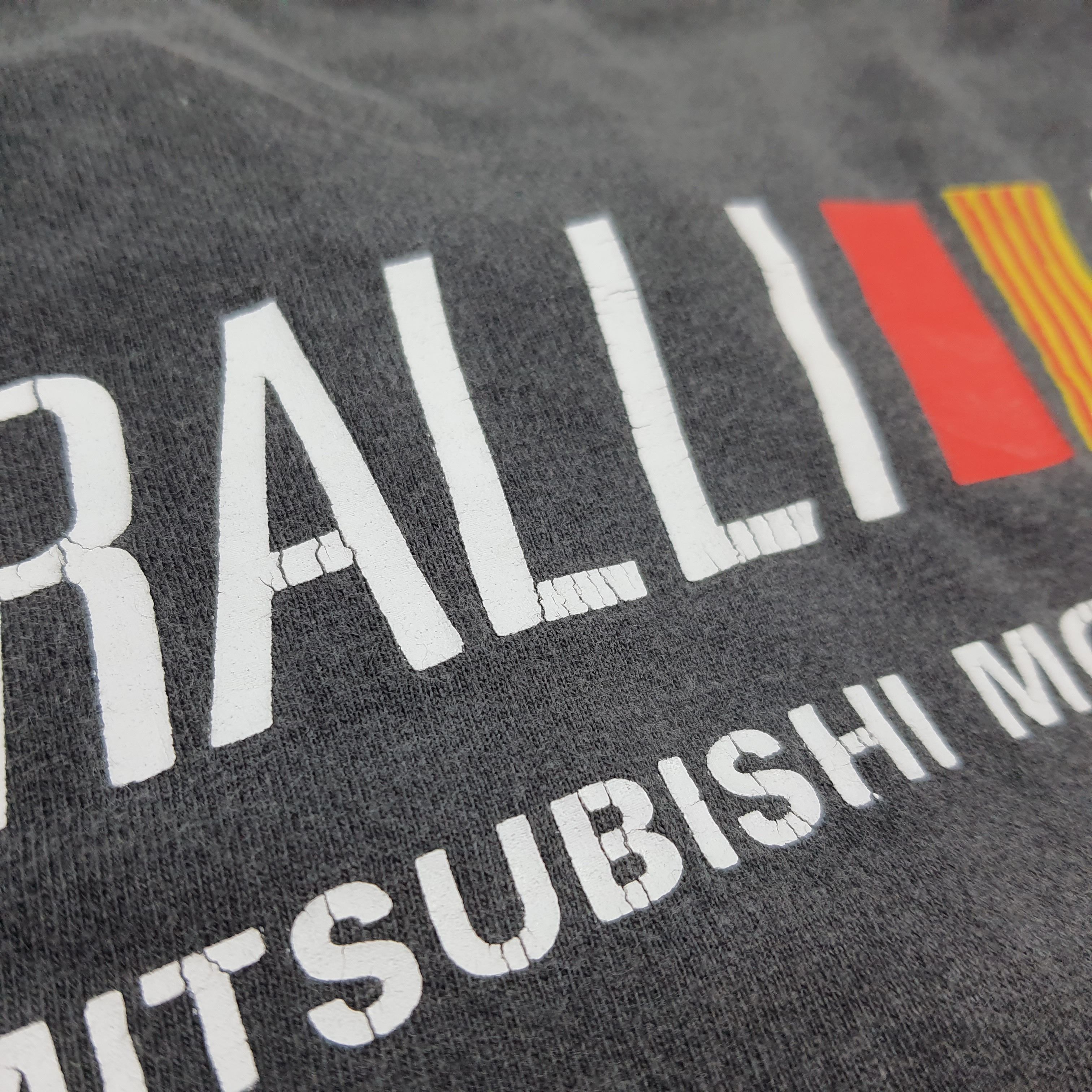 Japanese Brand Vintage 90s JDM Mitsubishi Ralliart Racing Tshirt C285N77 Size US L / EU 52-54 / 3 - 14 Thumbnail