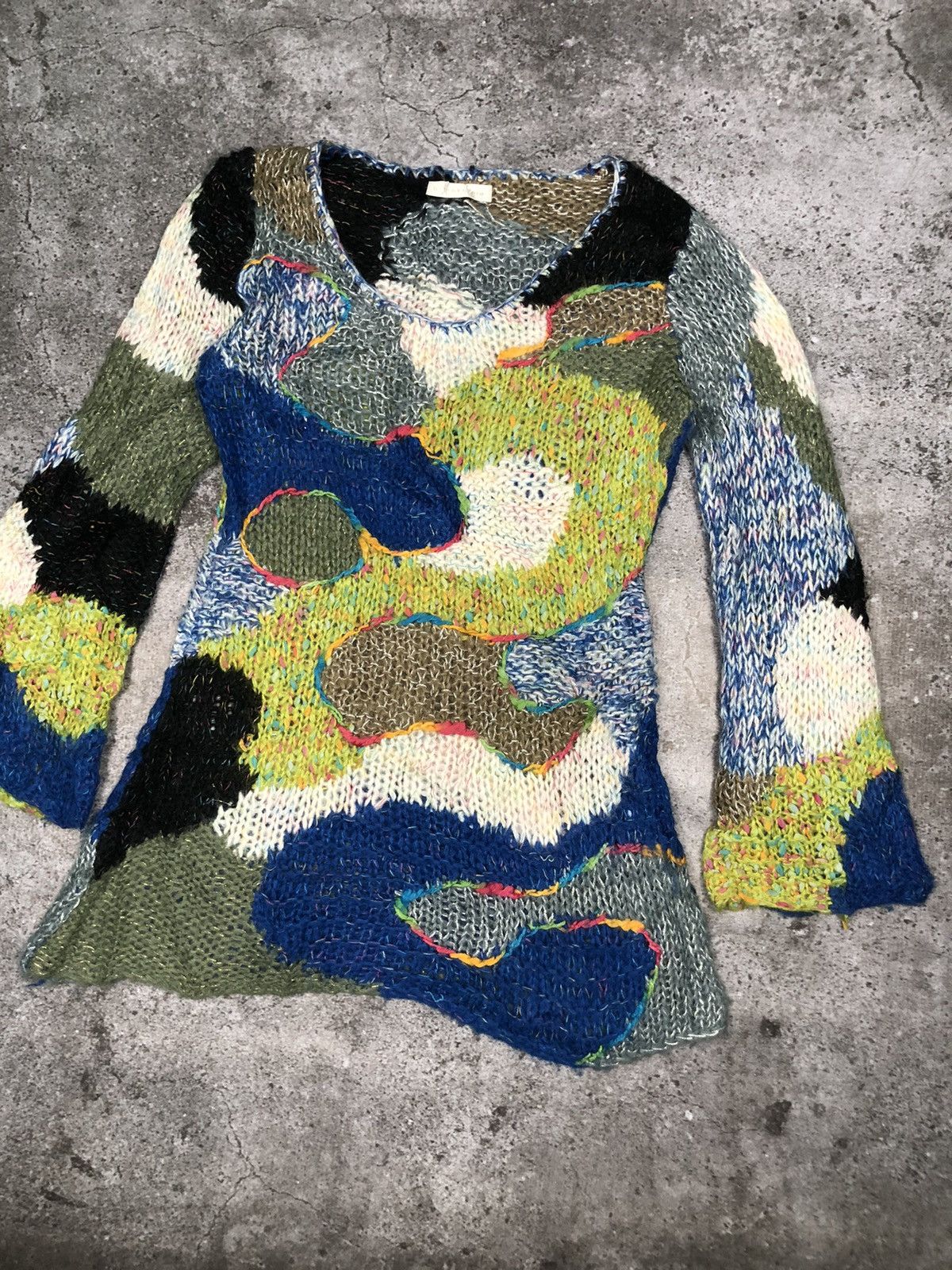 Japanese Brand Bittoko Oro Y2K Knitwear Uniqueeee Size US M / EU 48-50 / 2 - 2 Thumbnail