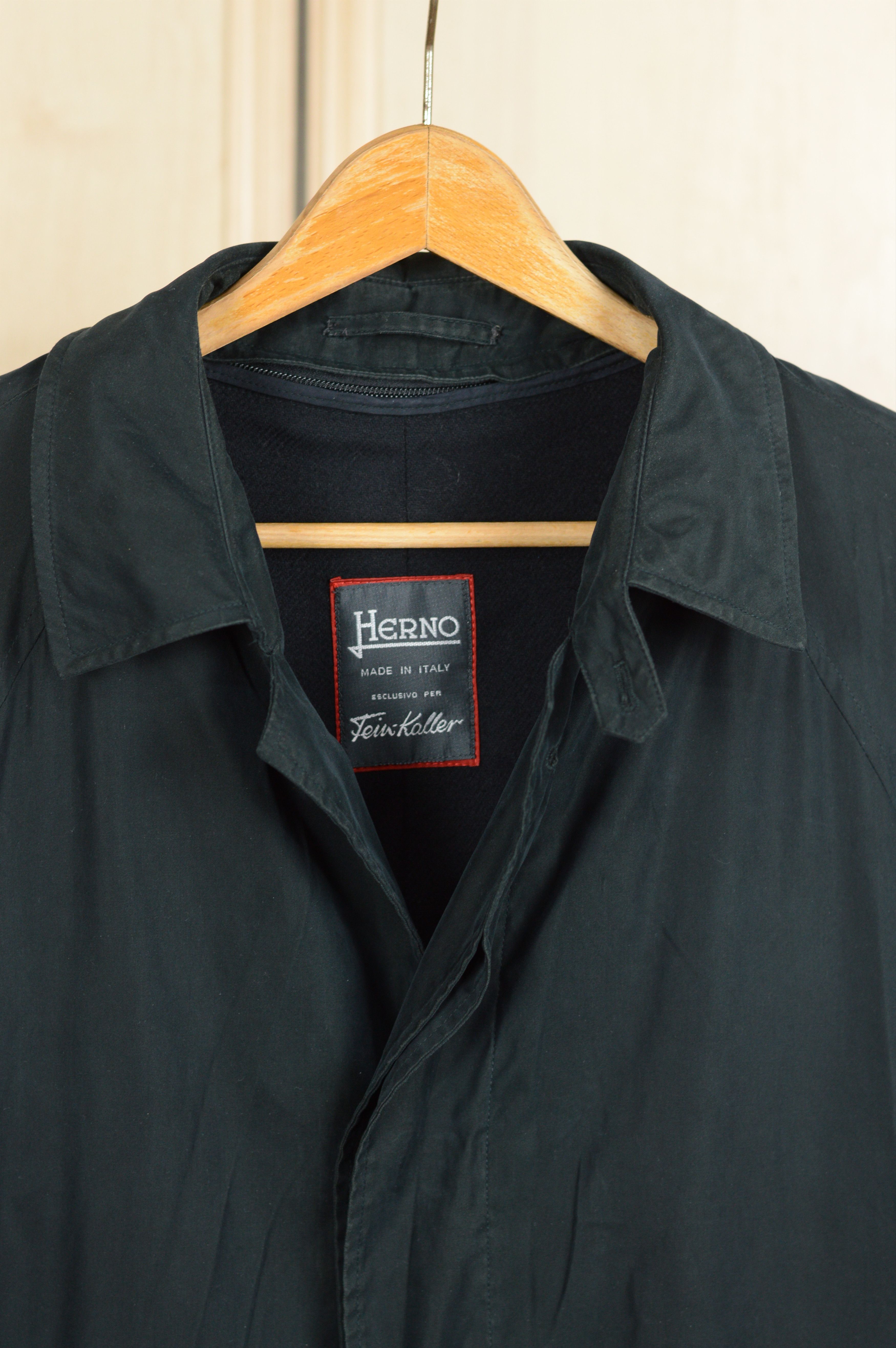 Herno Herno x Teir Koller Black Belted Trench Coat Removable Liner Size US L / EU 52-54 / 3 - 3 Thumbnail