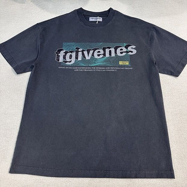 Japanese Brand FGIVENES Stretwear Simple Tee Size US XL / EU 56 / 4 - 3 Thumbnail