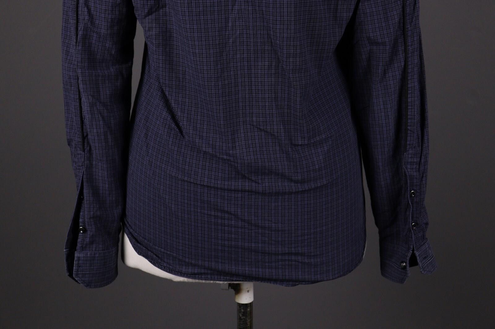 The Kooples The Kooples Blue Checl Long Sleeve Top Shirt Blouse Size S Size S / US 4 / IT 40 - 8 Thumbnail