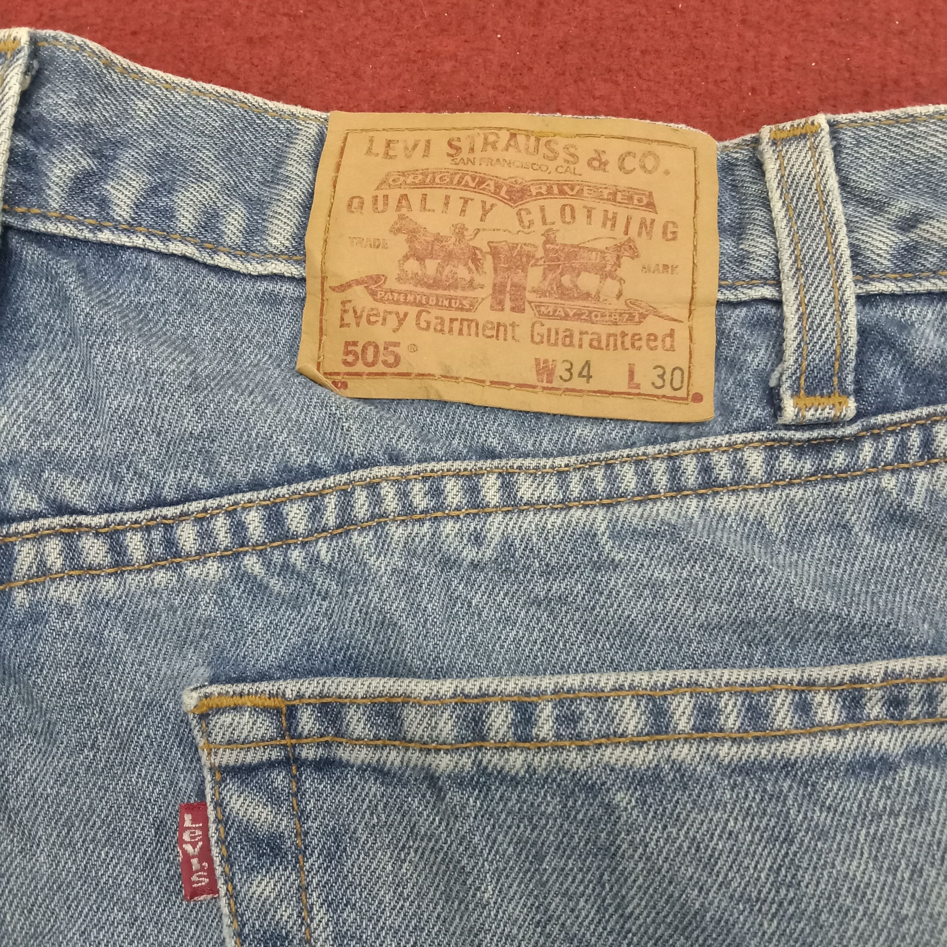 Levi's × Vintage Levis 505 Streetwear Daily Style Jeans Size US 33 - 14 Thumbnail