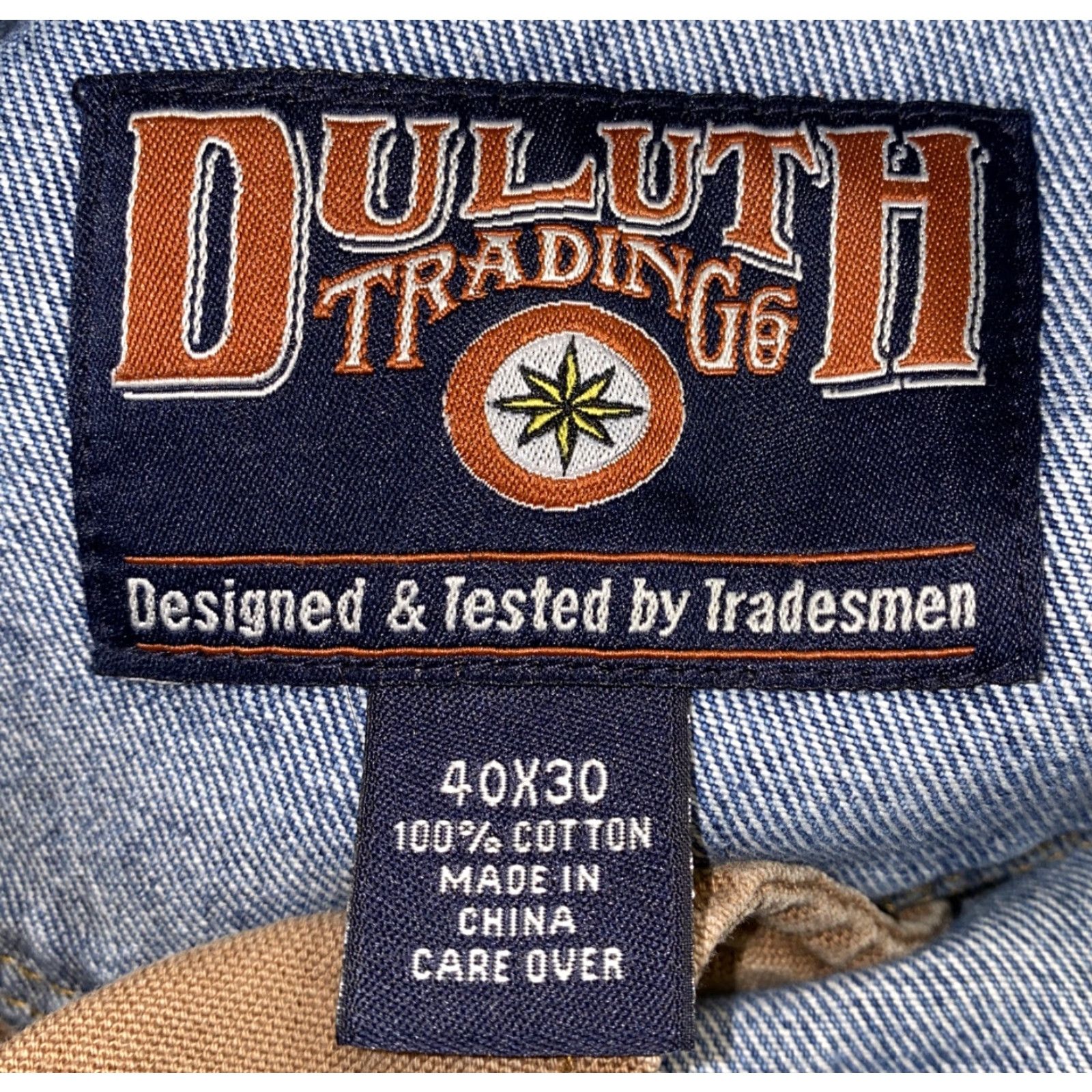 CO Duluth Jeans Mens Blue Cotton Zip Fly Regular Size 40 X 30 Denim Jeans Mens Size US 40 / EU 56 - 6 Thumbnail
