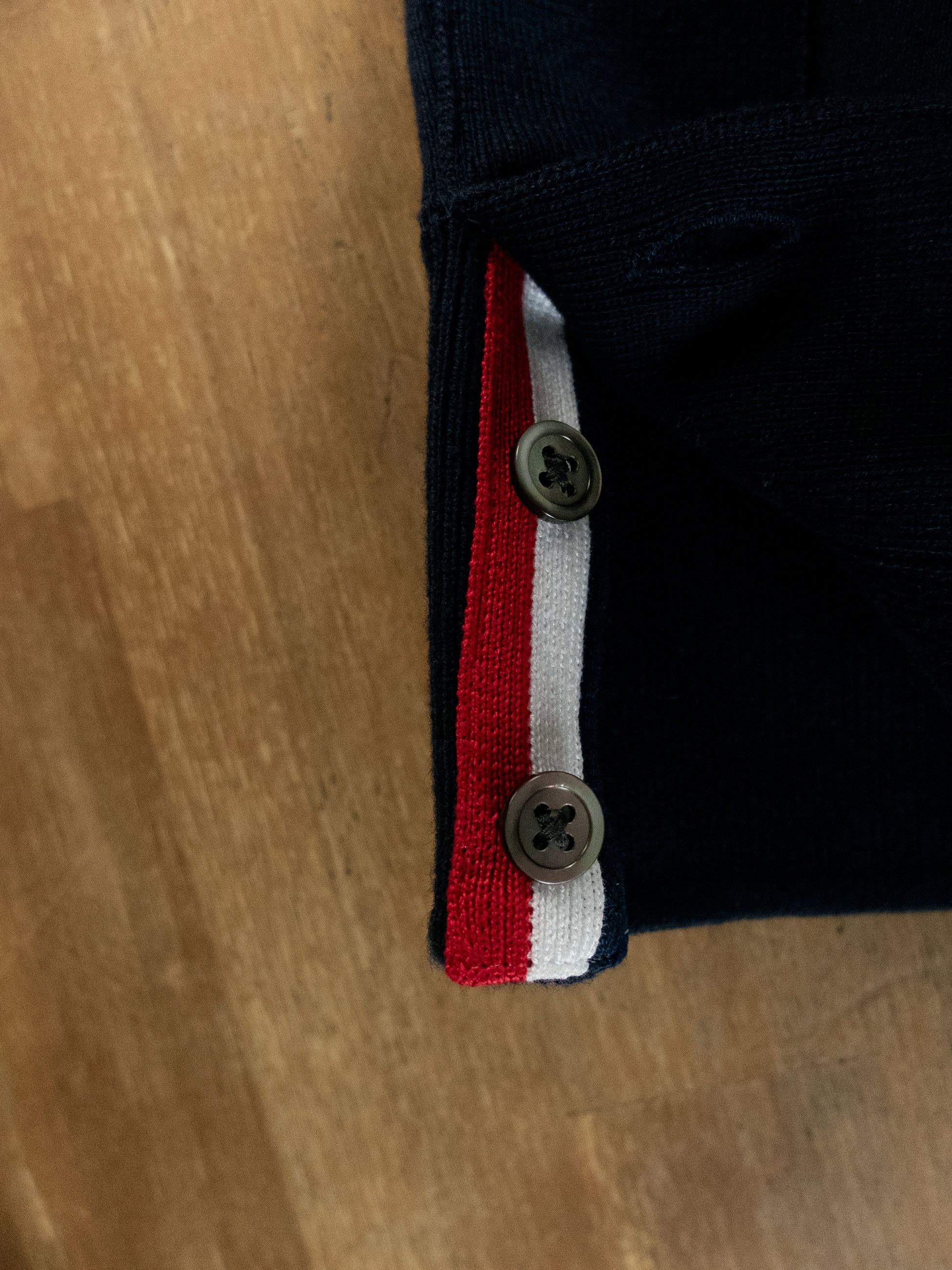 Thom Browne THOM BROWNE navy blue 4 bar stripe sweatshirt 2 / Medium Size US M / EU 48-50 / 2 - 9 Thumbnail