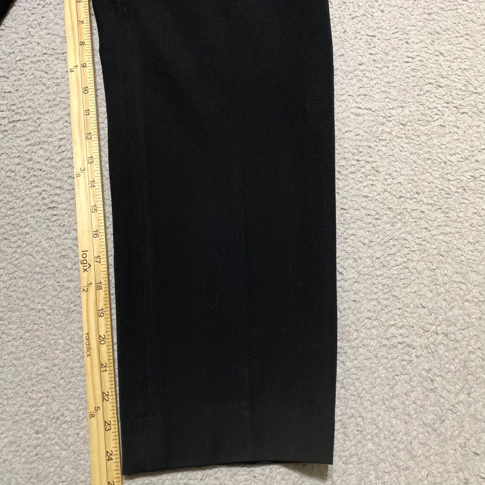 Talbots Talbots Womens Pants Cropped Straight 10P Black High Rise Petites 28 in Inseam 25 in Size 28" / US 6 / IT 42 - 6 Thumbnail