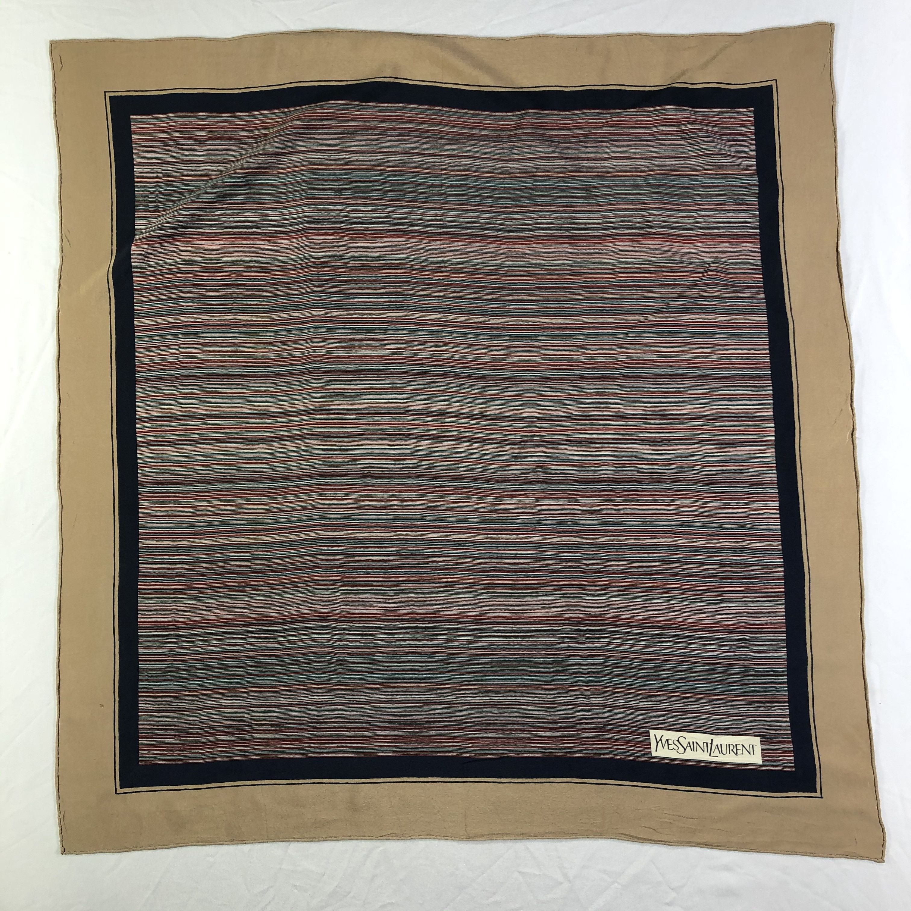 Vintage × Yves Saint Laurent Vintage Yves Saint Laurent Silk Scarf Size ONE SIZE - 2 Thumbnail