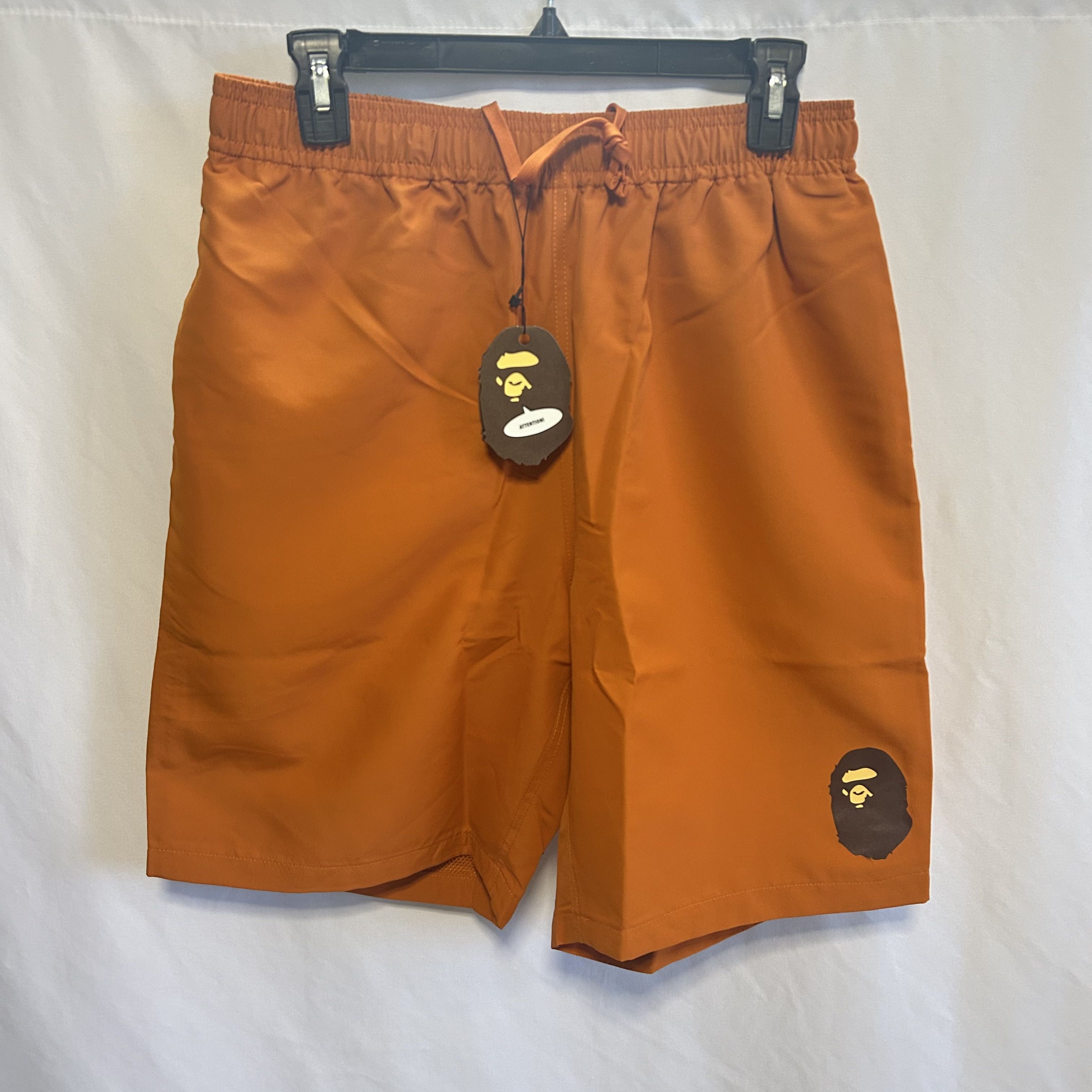 Bape 2022 Orange Beach Shorts Bottoms