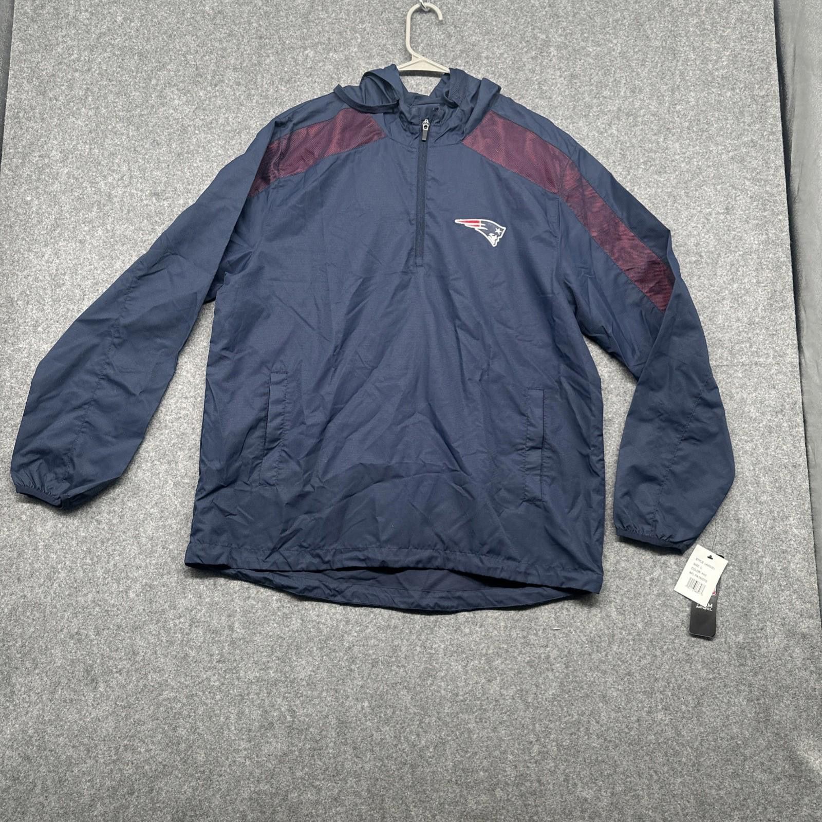 NFL New England Patriots Football NFL Pullover Jacket Large Size ONE SIZE - 1 Thumbnail