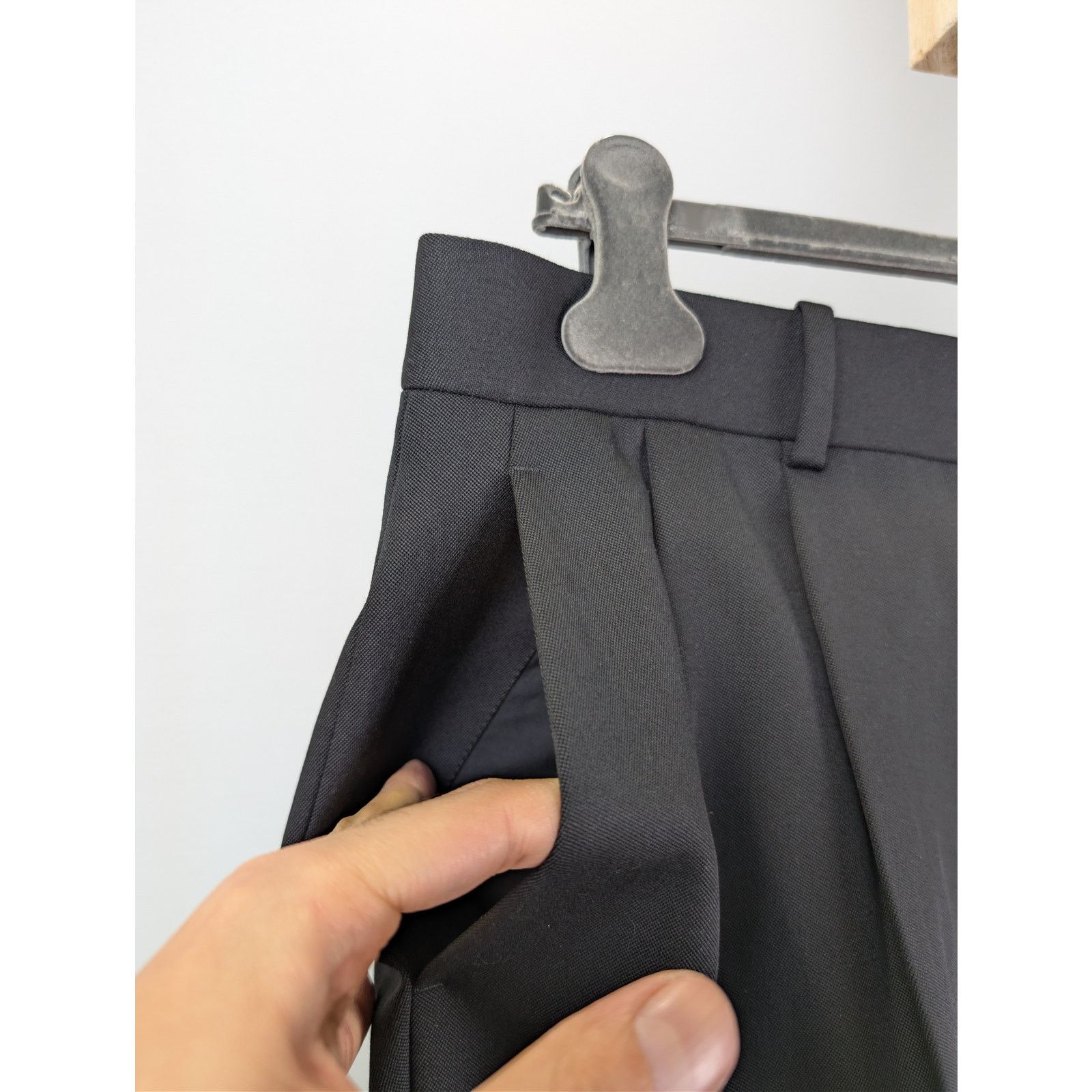 Bottega Veneta o1rshd1 Grain De Poudre Stretch Trousers / Casual Pants Size US 38 / EU 54 - 6 Thumbnail