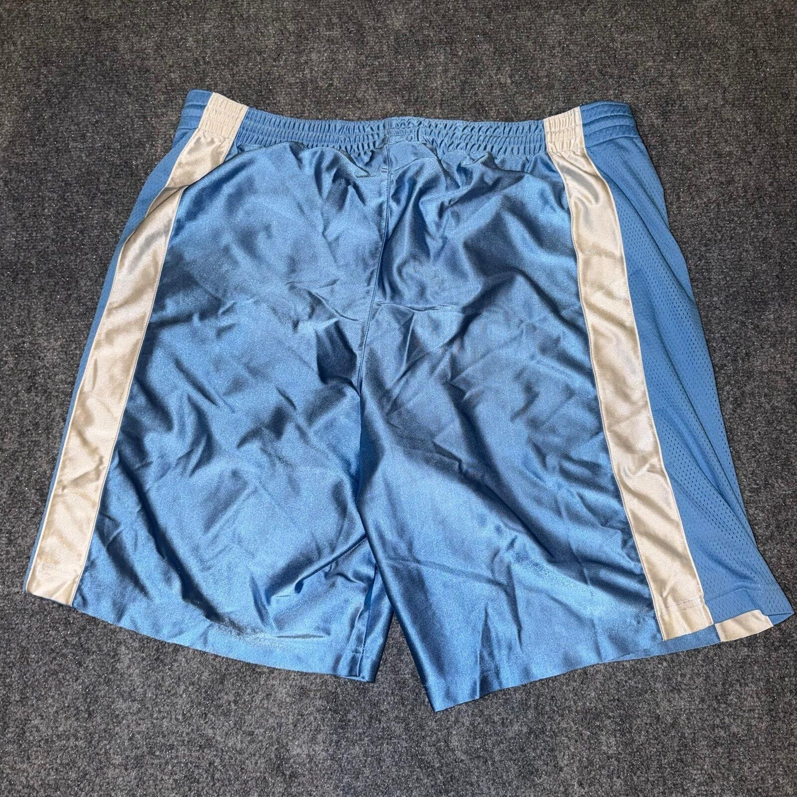 Nike Nike Grey Tag Baby Blue Dazzle Shorts Mens XL Vtg y2k 90s Size US 36 / EU 52 - 3 Thumbnail