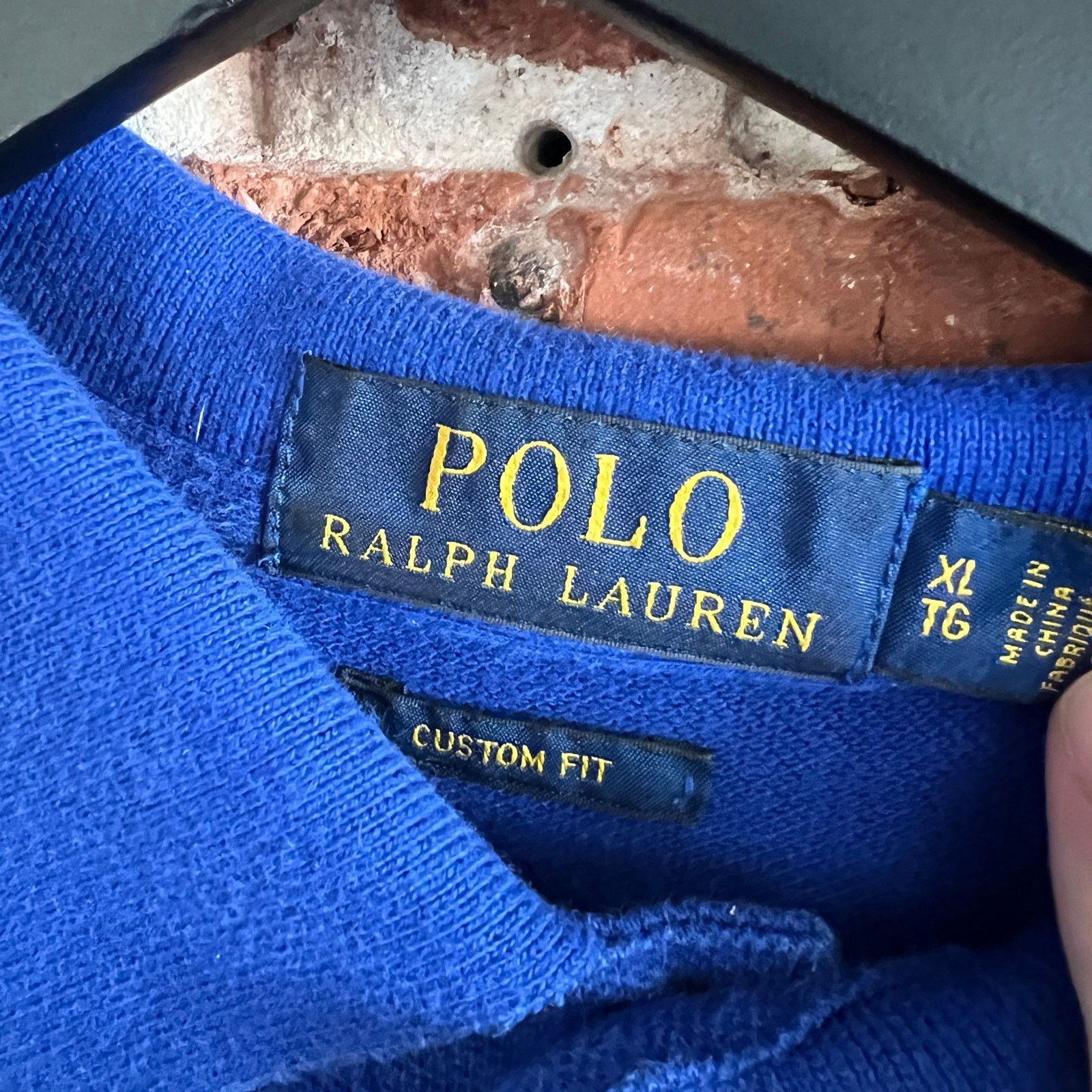 Polo Ralph Lauren Ralph Lauren Polo Bear Ski Custom Fit Blue Shirt XL 23x29 Size US XL / EU 56 / 4 - 3 Thumbnail