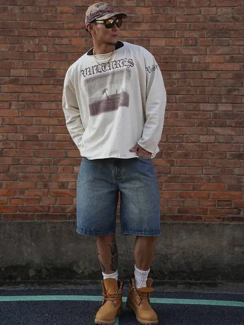 Japanese Brand × Vintage Y2K Vintage WASHED denim jorts shorts Size US 30 / EU 46 - 4 Thumbnail
