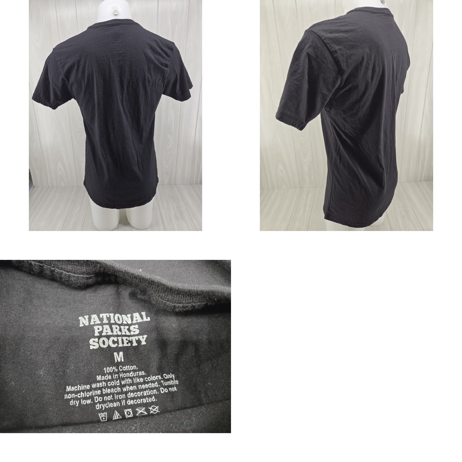 Vintage VINTAGE National Parks Society Death Valley California Skeleton Medium Black T-Shirt Size US M / EU 48-50 / 2 - 8 Thumbnail