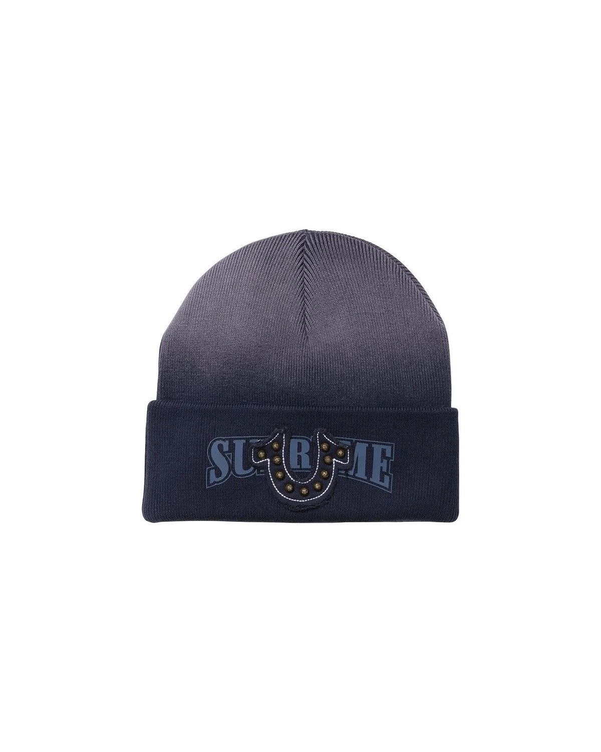 Supreme × True Religion Supreme True Religion Navy Beanie FW25 Size ONE SIZE - 1 Thumbnail