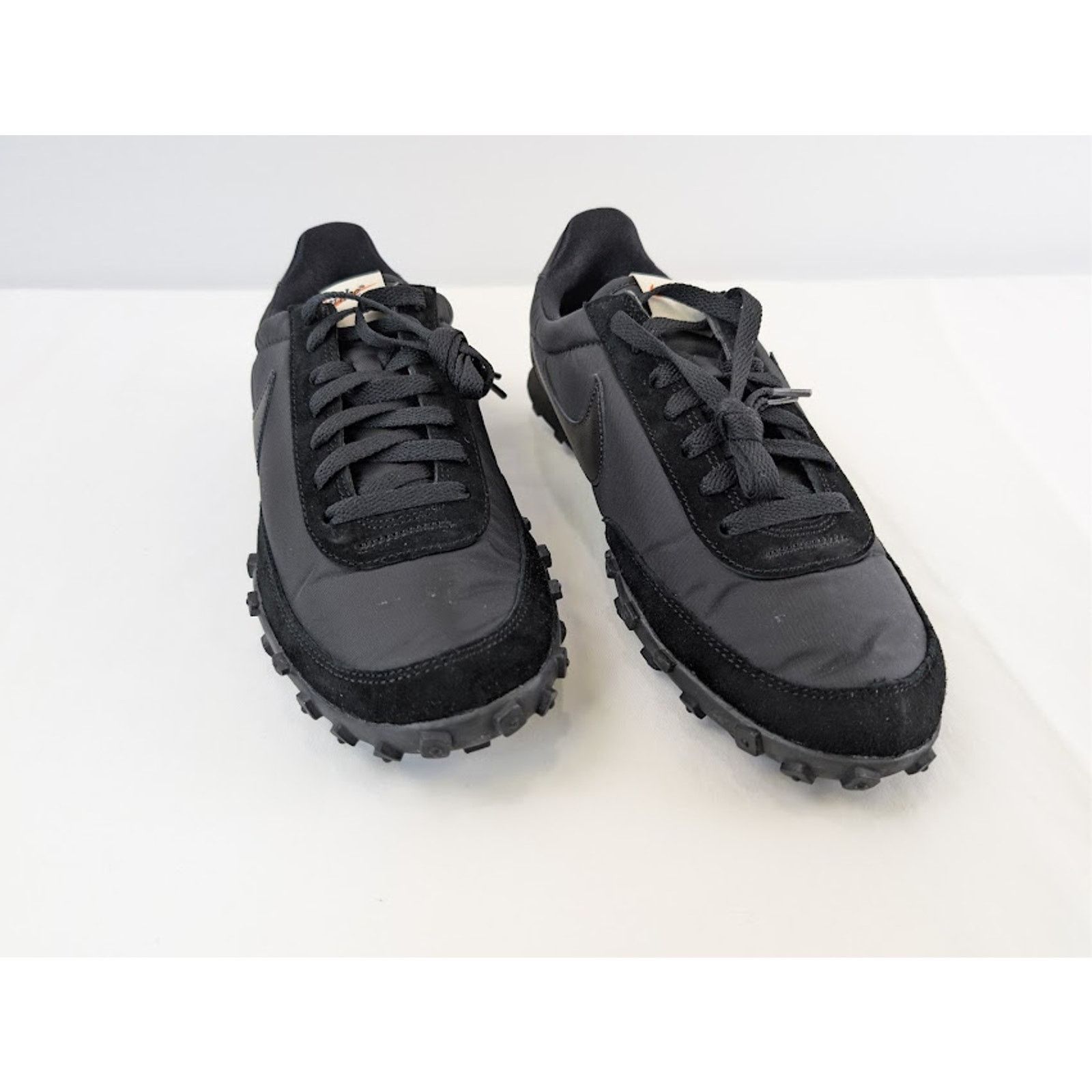 CDG by Comme des Garcons × Nike o1rshd1 Waffle Racer Low Top Sneaker in Black / White 8 Size US 8 / EU 41 - 6 Thumbnail