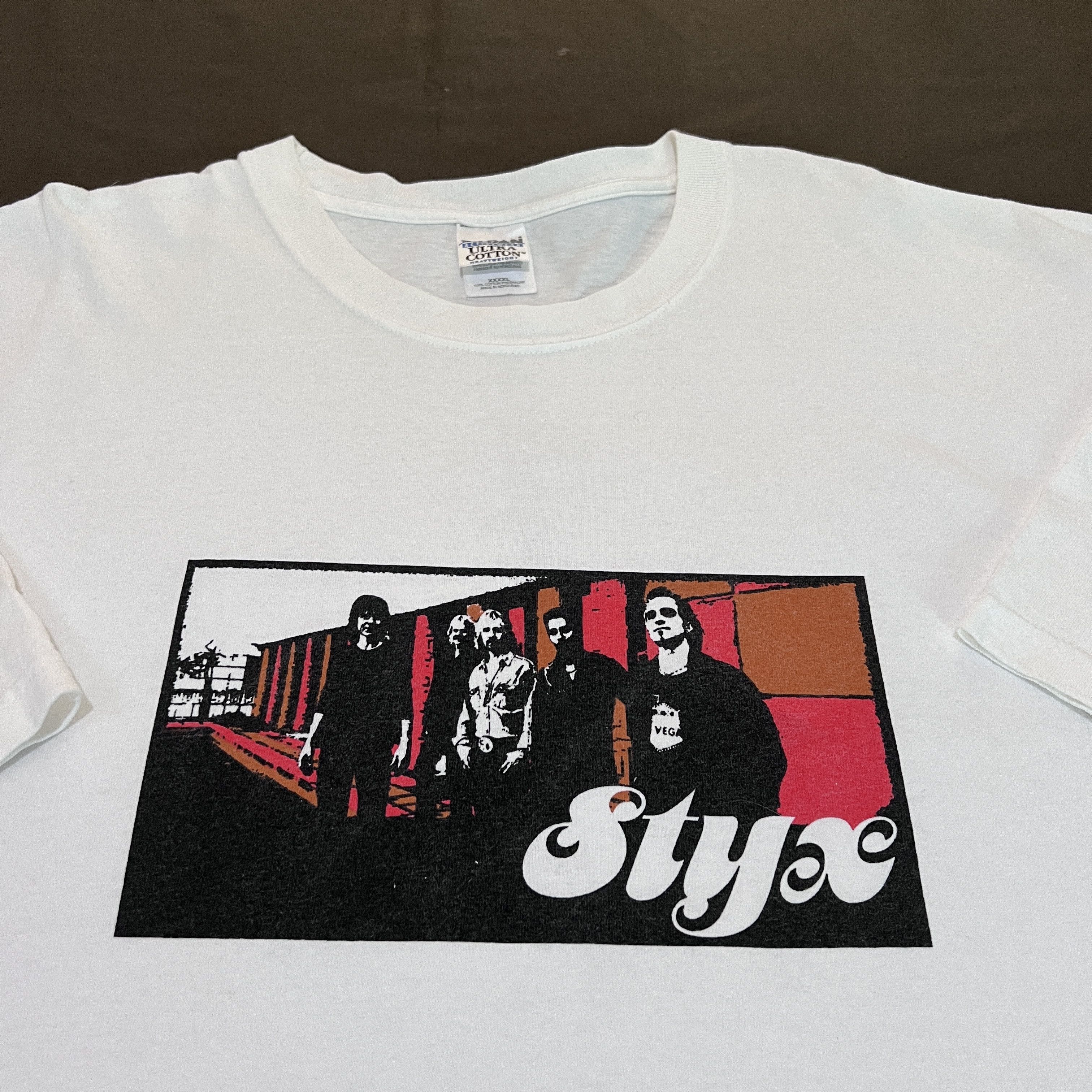 Band Tees × Vintage Vintage Y2K 2003 Styx Tour Promo Tee 4XL Oversized Size US XXL / EU 58 / 5 - 1 Thumbnail