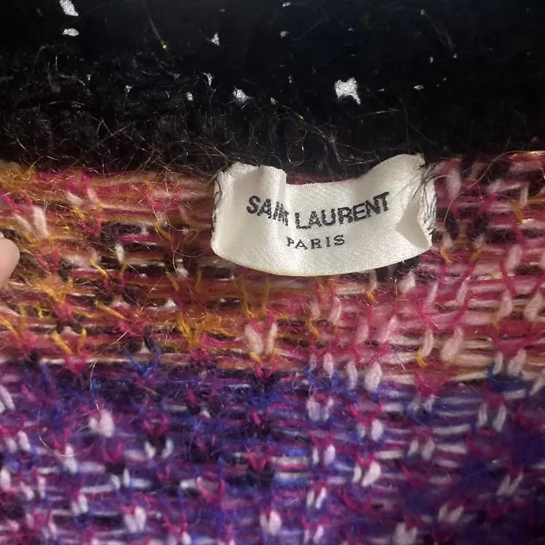 Saint Laurent Paris saint Laurent paris21FW Color Block Jacquard Cardigan swea Size US S / EU 44-46 / 1 - 3 Thumbnail