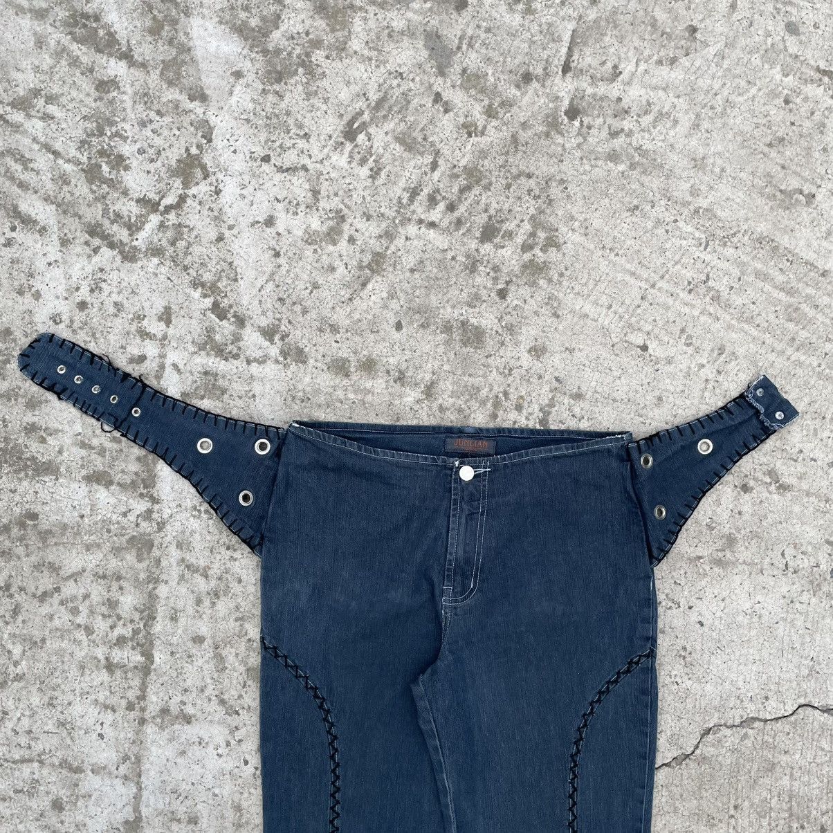 Y/Project Vintage Women’s Junlian Flared Crazy Jeans Size L 00s USA Size 27" / US 4 / IT 40 - 8 Thumbnail