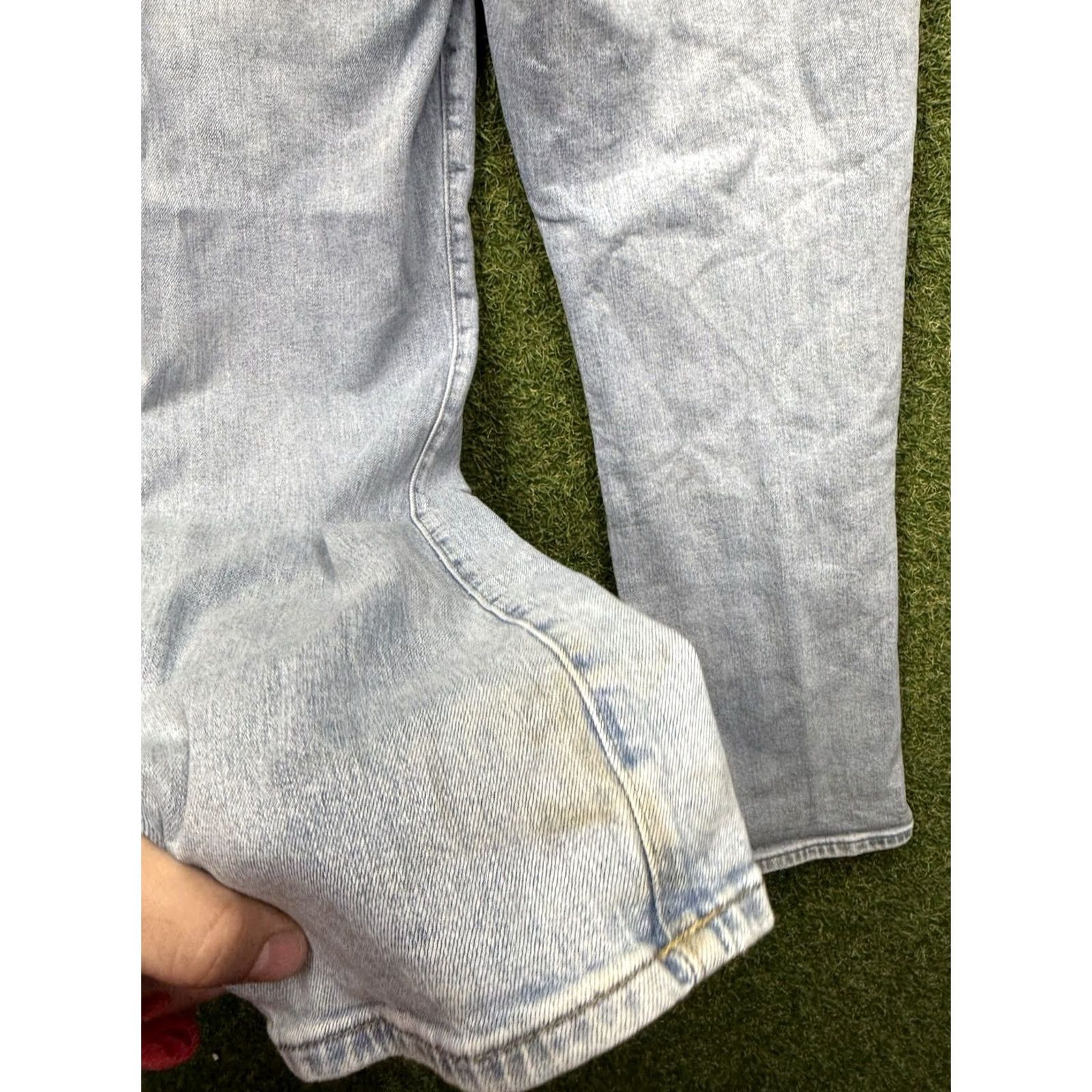American Eagle Outfitters American Eagle Jeans Mens 29x30 Bootcut 100% Cotton Light Wash Denim 5-Pocket Regular Inseam 30in Blue Jeans Mens Size US 29 - 3 Thumbnail