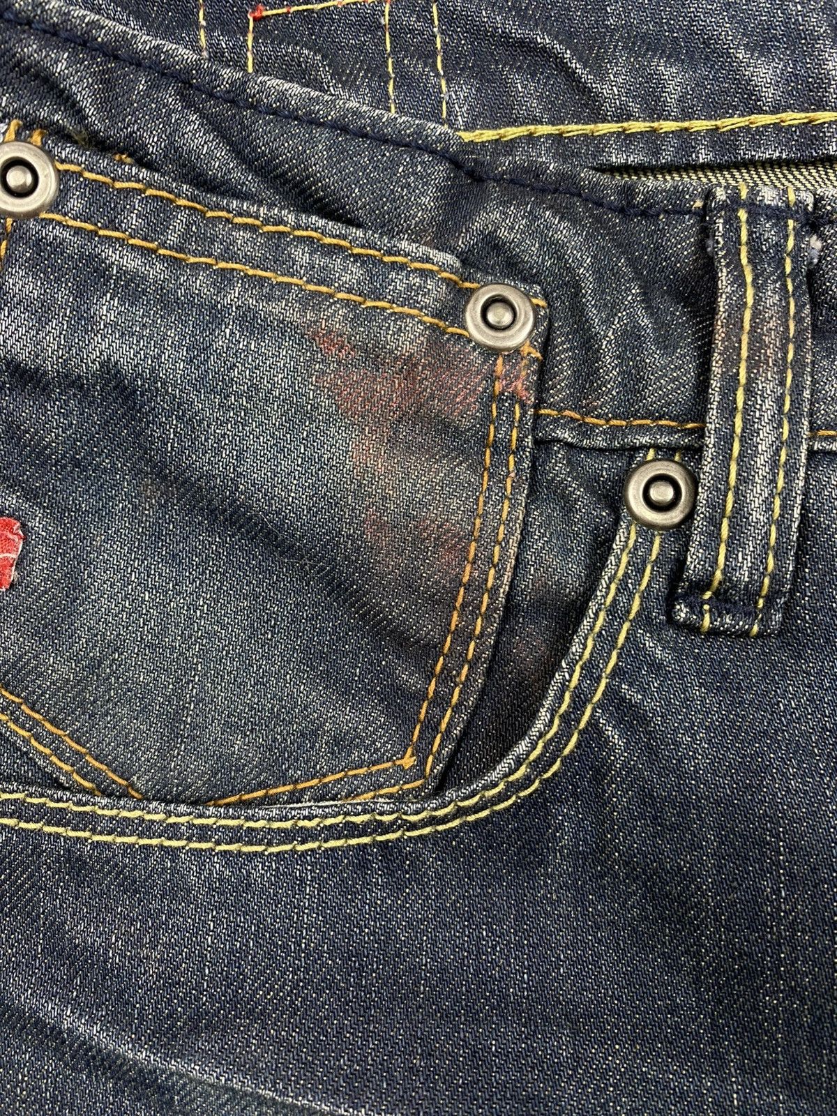 Vintage Vintage Y2K Miss Sixty faded lowrise jeans 00s juicy style Size 30" / US 8 / IT 44 - 5 Thumbnail