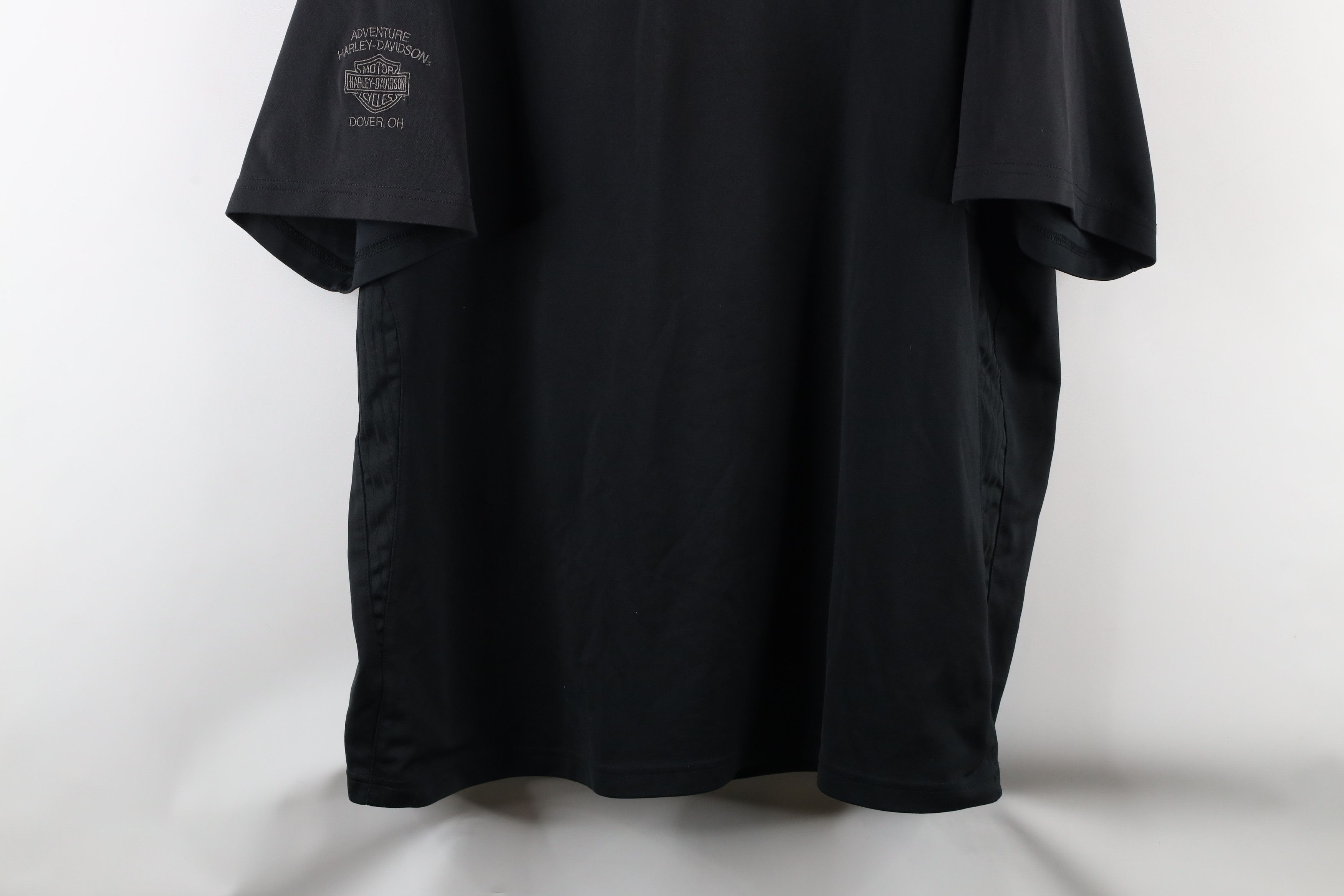 Harley Davidson × Vintage Vintage Y2K Harley Davidson Short Sleeve Polo Shirt Black Size US XXL / EU 58 / 5 - 3 Thumbnail
