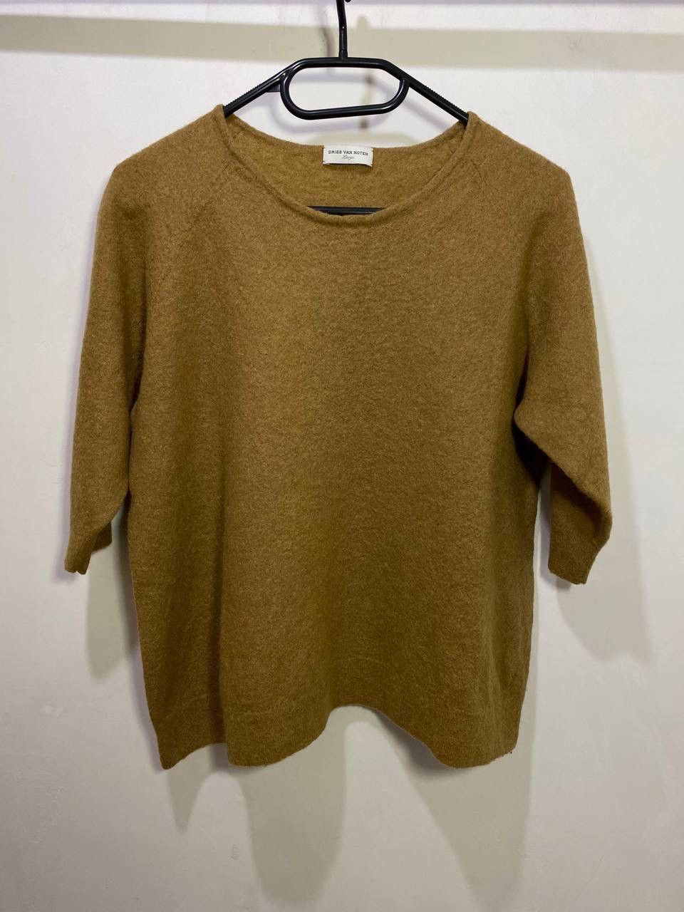 image of Dries Van Noten Sweater T Shirt Alpaca in Brown, Women's (Size Medium)