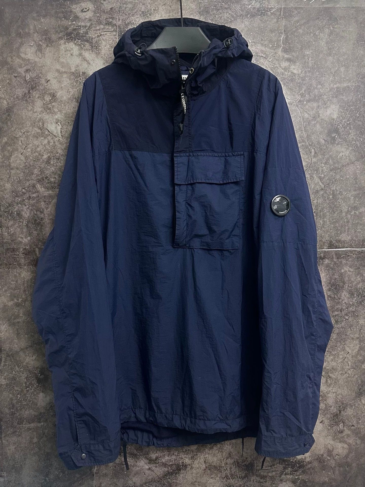 C.P. Company CP Company Metal Nylon Half-Zip Hooded Jacket Navy XXL Size US XXL / EU 58 / 5 - 2 Thumbnail