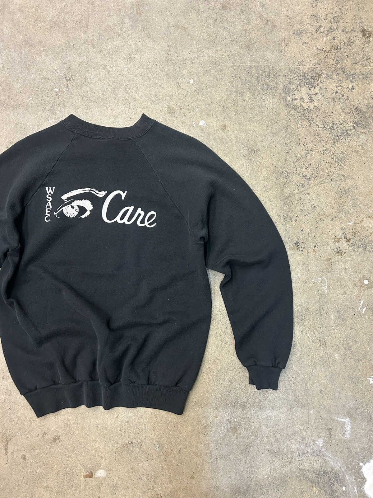 Vintage 80s Vintage Eye Care Crewneck Brail WSAEC Medium Size US M / EU 48-50 / 2 - 1 Thumbnail