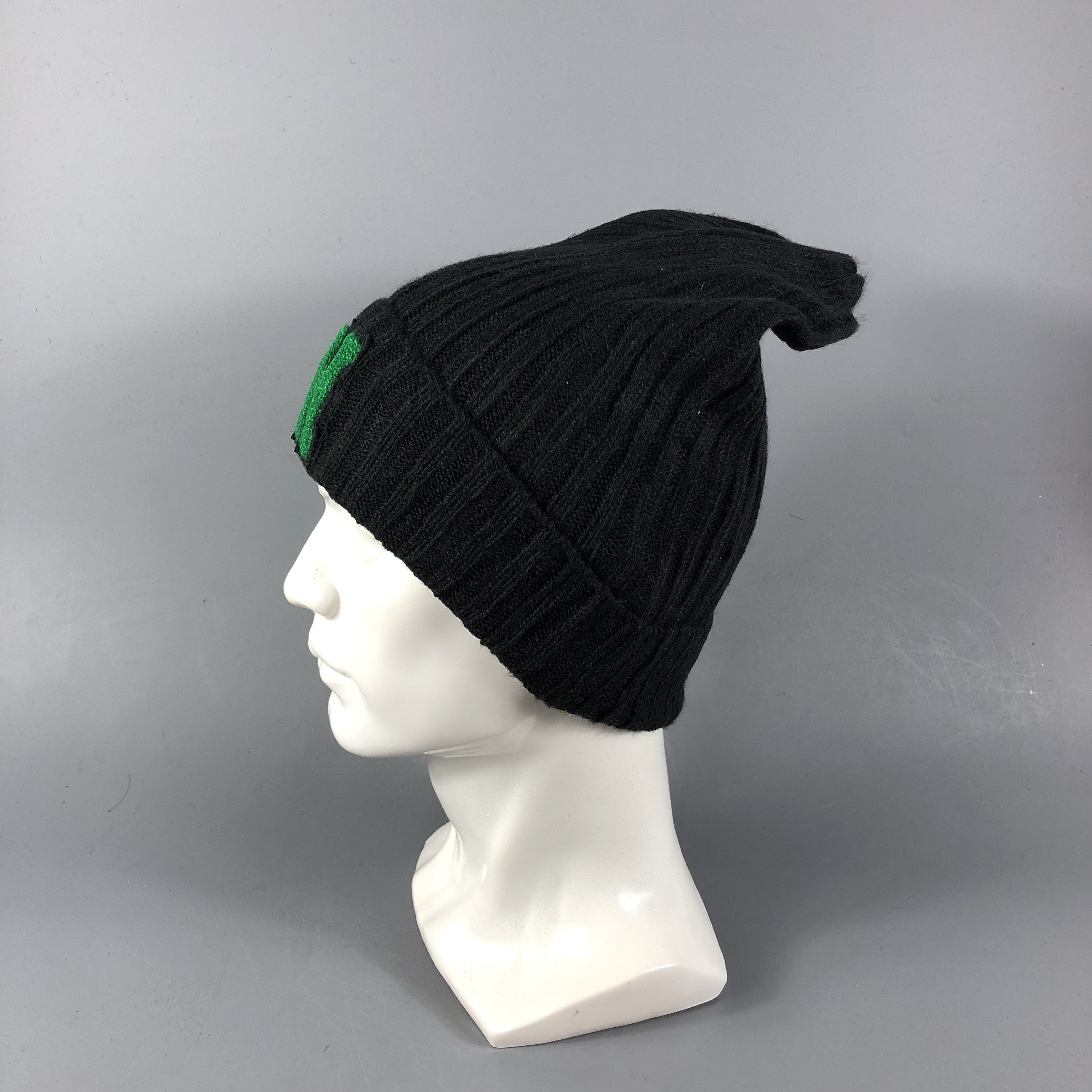 Vintage Topvalu H Pleated Beanie Snowcap Snow Hat B808 Size ONE SIZE - 2 Thumbnail