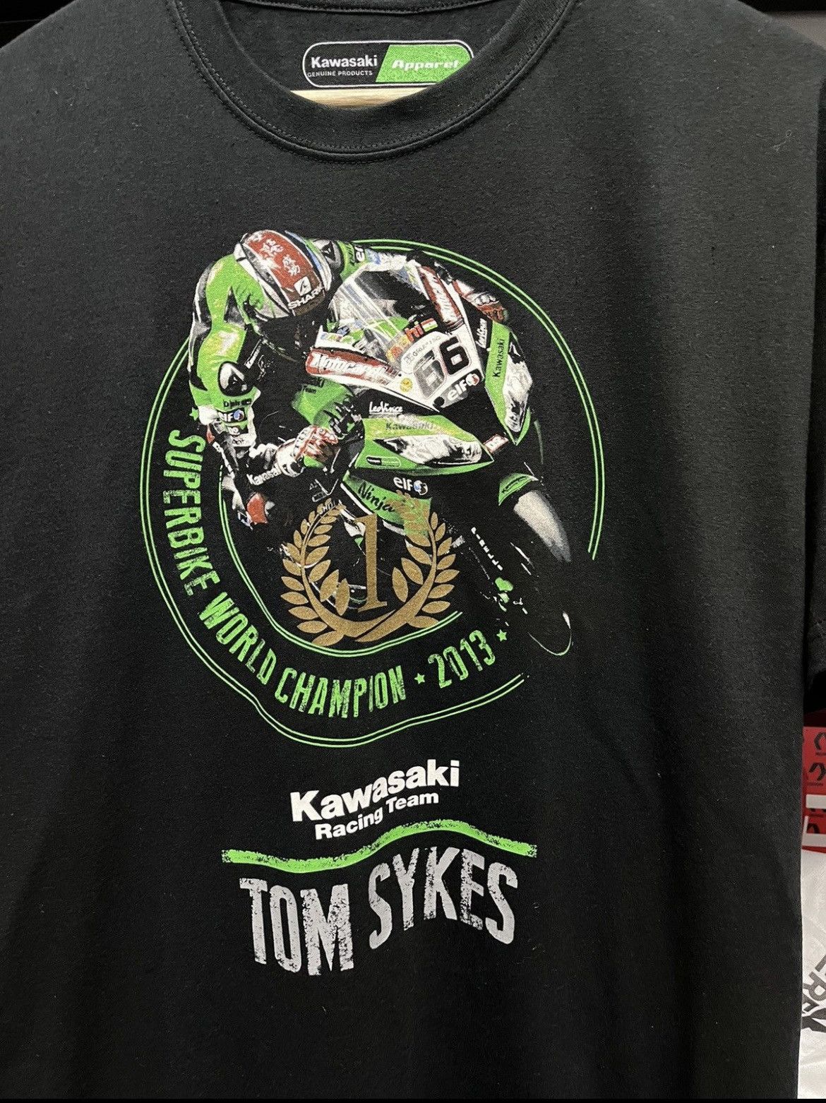 Vintage Vintage Kawasaki Racing T-shirt Size US L / EU 52-54 / 3 - 2 Thumbnail