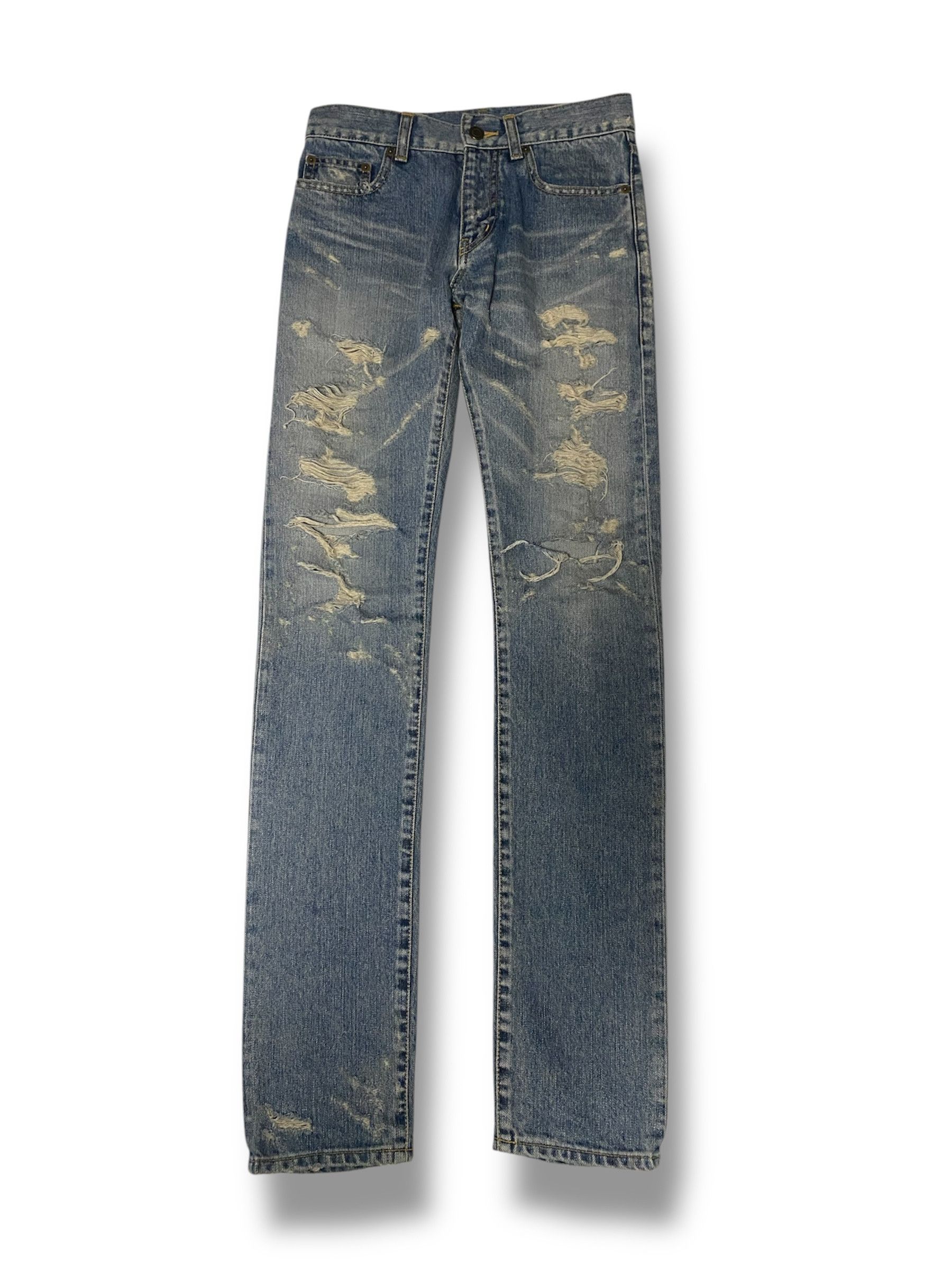 Saint Laurent x Hedi Slimane FW13 Crash Denim