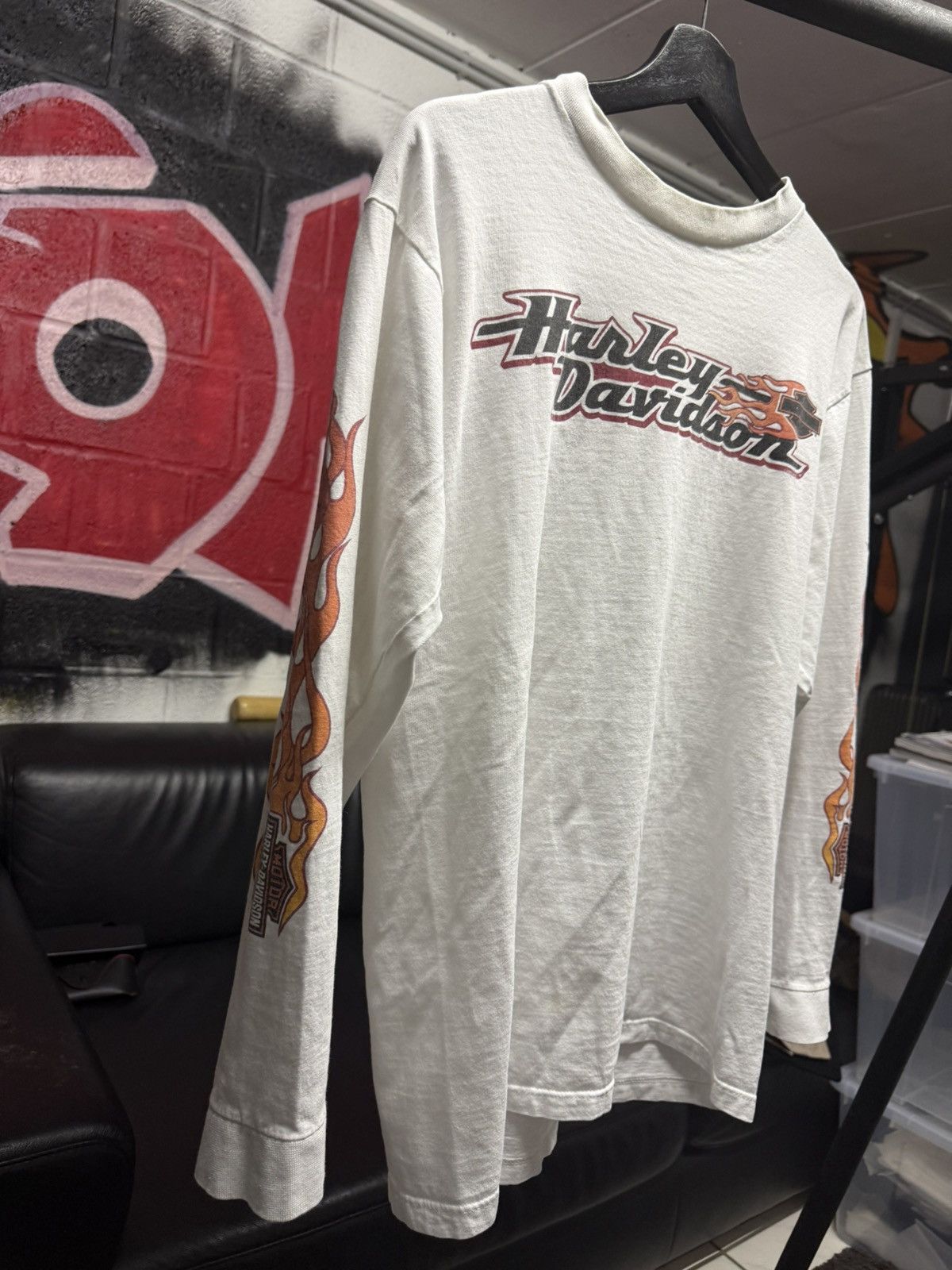 Harley Davidson Harley Davidson Longsleeve Vintage Size US M / EU 48-50 / 2 - 2 Thumbnail