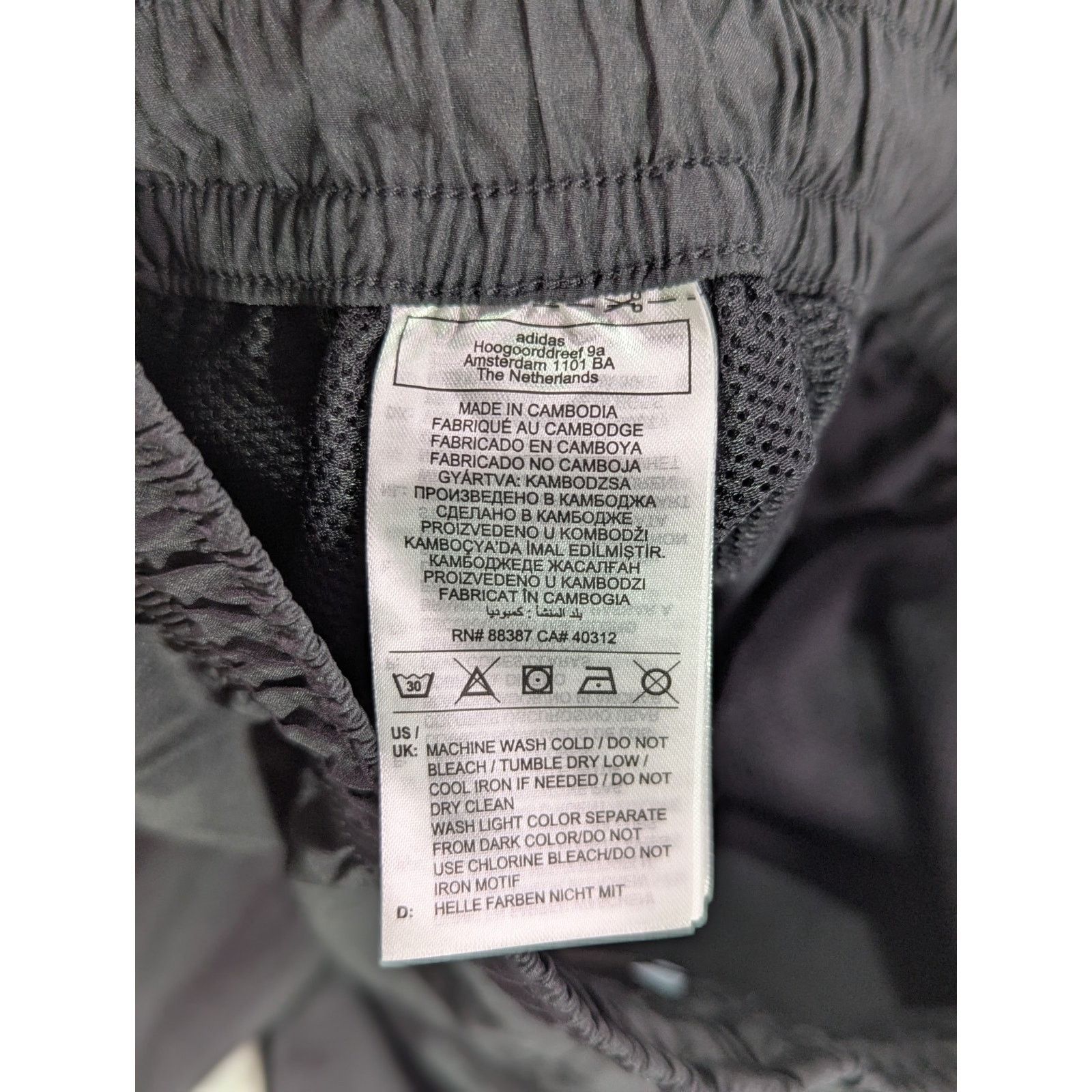 Adidas Adidas AdiClub Baggy Cargo Pants Black Men’s XS Size US 26 / EU 42 - 9 Thumbnail