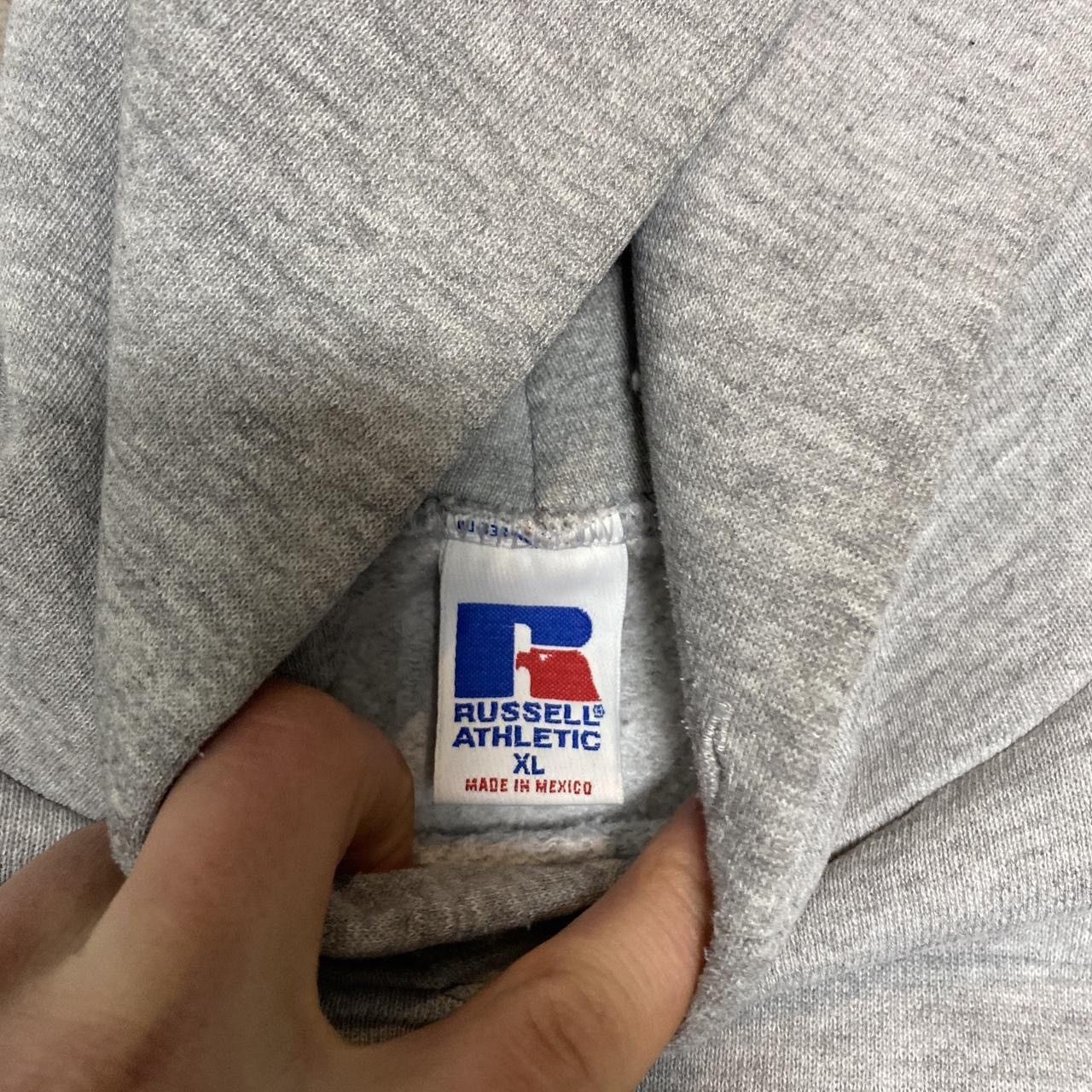 Russell Athletic Vintage boxy light grey Russel hoodie Size US L / EU 52-54 / 3 - 4 Thumbnail
