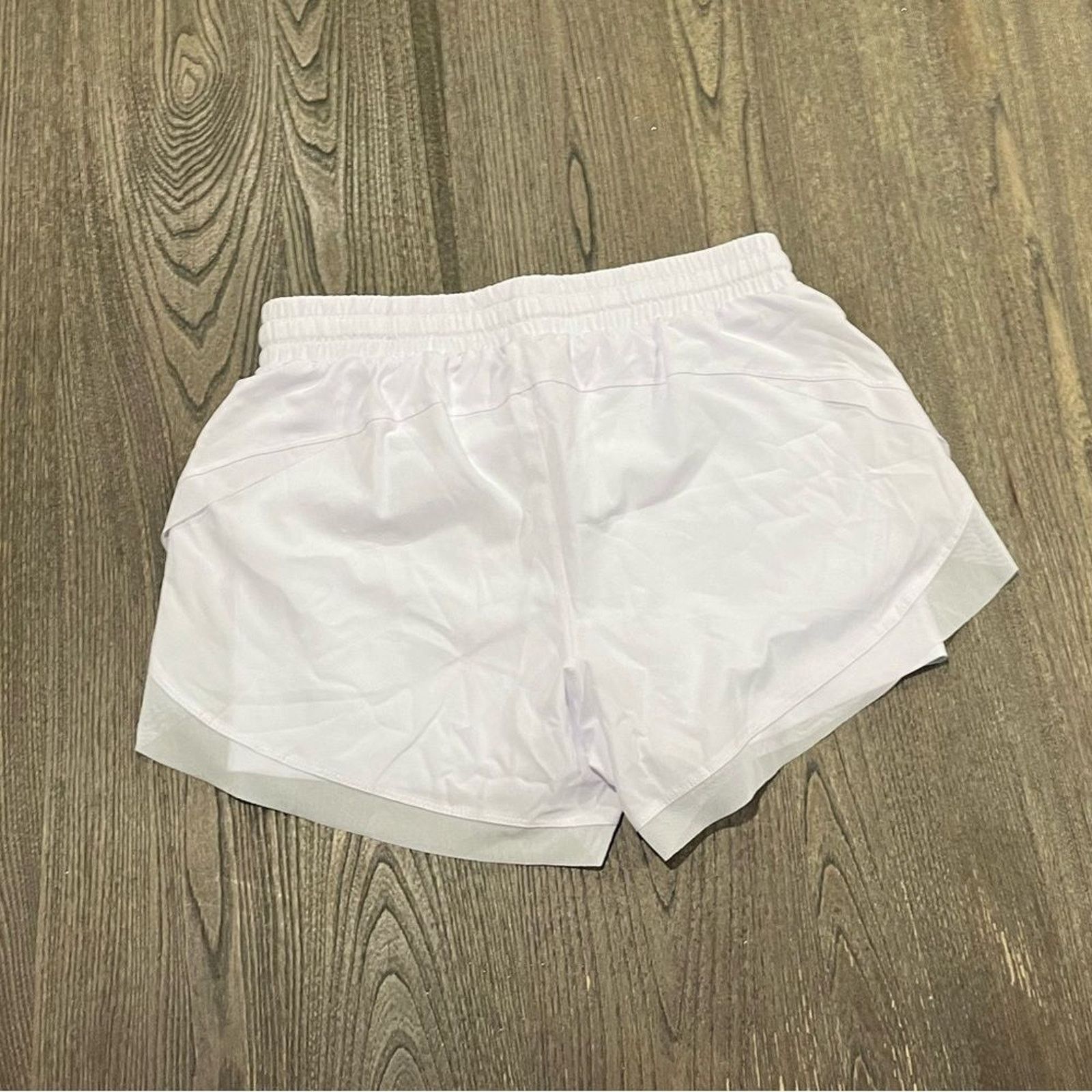 Vintage NWT Halara White Drawstring Contrast Mesh Athletic Shorts L Size 30" / US 8 / IT 44 - 6 Thumbnail