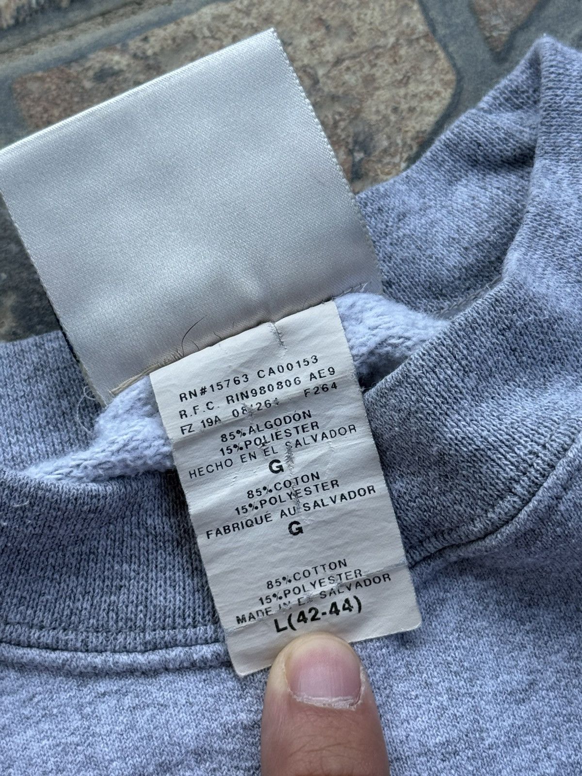 Hanes × Vintage Vintage DOG PERSON Heavy Cotton Sweatshirt Rare Y2K Drip Size US M / EU 48-50 / 2 - 7 Thumbnail