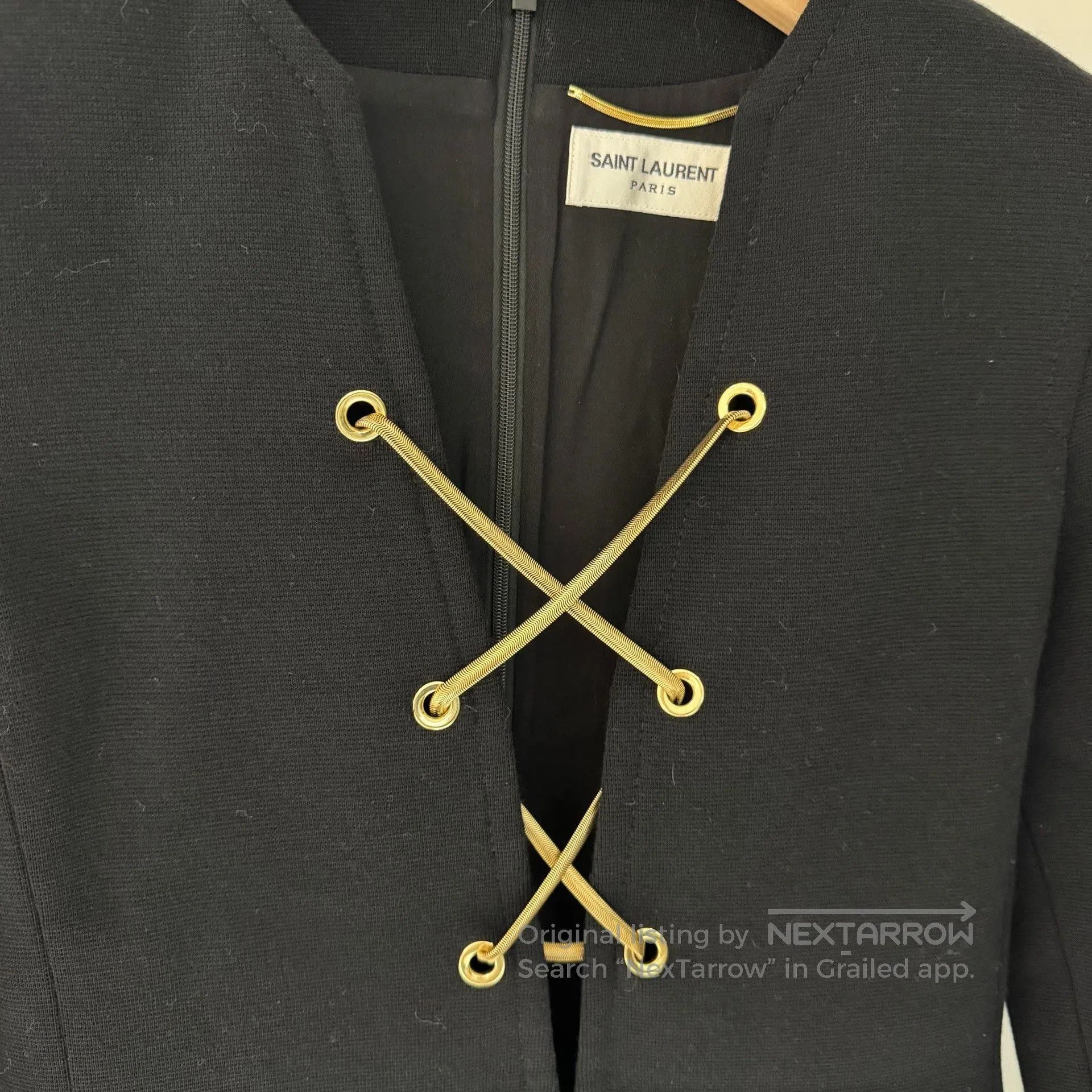 Saint Laurent Paris Saint Laurent Chain Dress. Size XXS / US 00 / IT 34 - 4 Thumbnail
