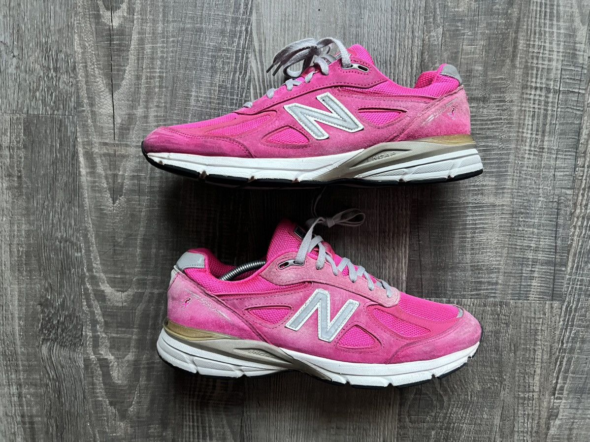New Balance × Vintage NEW BALANCE • 990V4 "2018 Pink Ribbon" (12M) Size US 12 / EU 45 - 2 Thumbnail