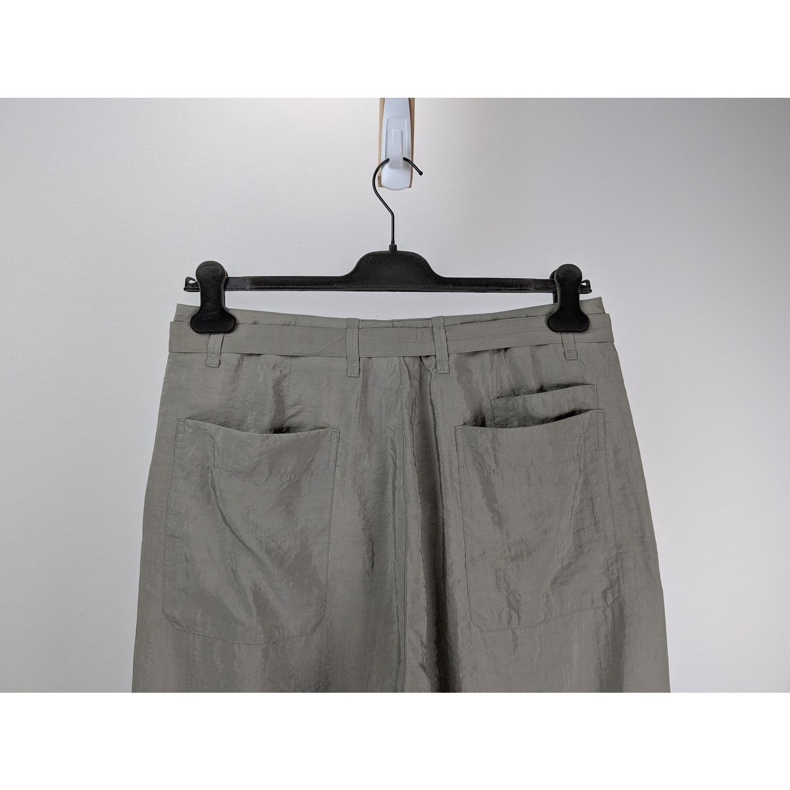 Lemaire o1rshd1 CC20 Seamless Belted Pants in Light Misty Grey Size US 34 / EU 50 - 6 Thumbnail