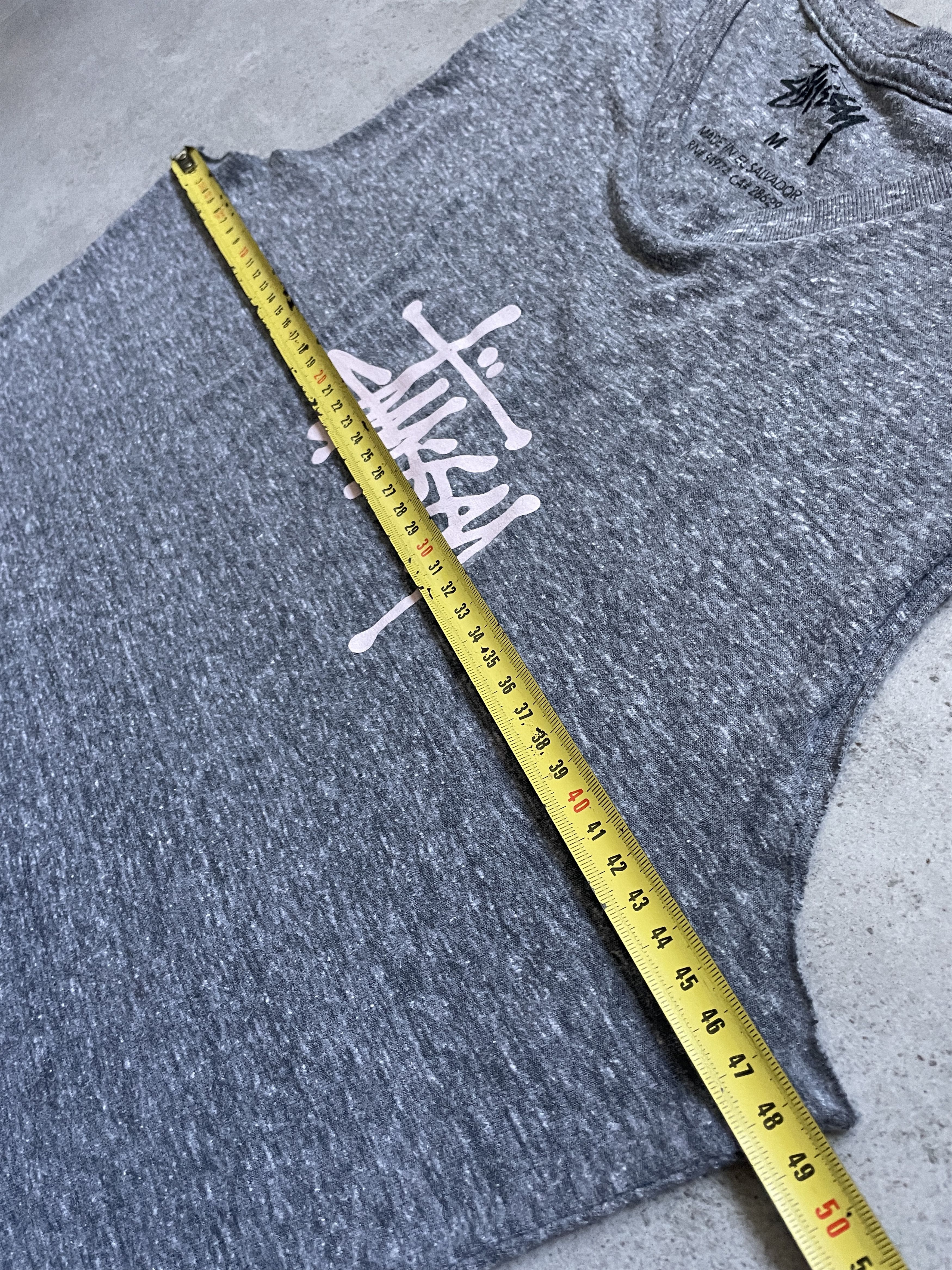 Stussy Y2K STUSSY GRAY PINK LOGO TANK TOP Size US M / EU 48-50 / 2 - 6 Thumbnail