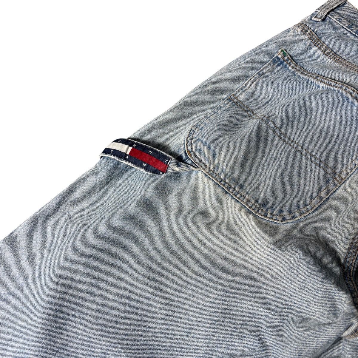 Tommy Jeans × Vintage Vintage 90s Tommy Jeans Cargo Baggy Denim Pants Size US 34 / EU 50 - 3 Thumbnail