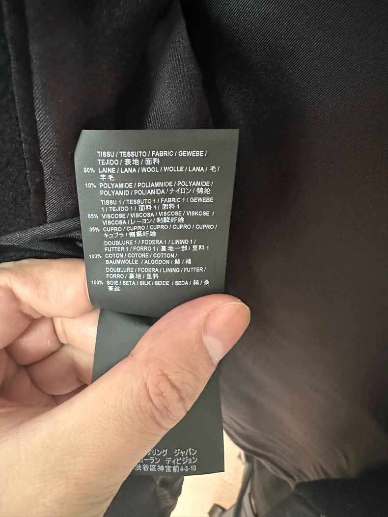 Saint Laurent Paris Saint Laurent Black Overcoat Never Worn-2506 Size M / US 6-8 / IT 42-44 - 6 Thumbnail