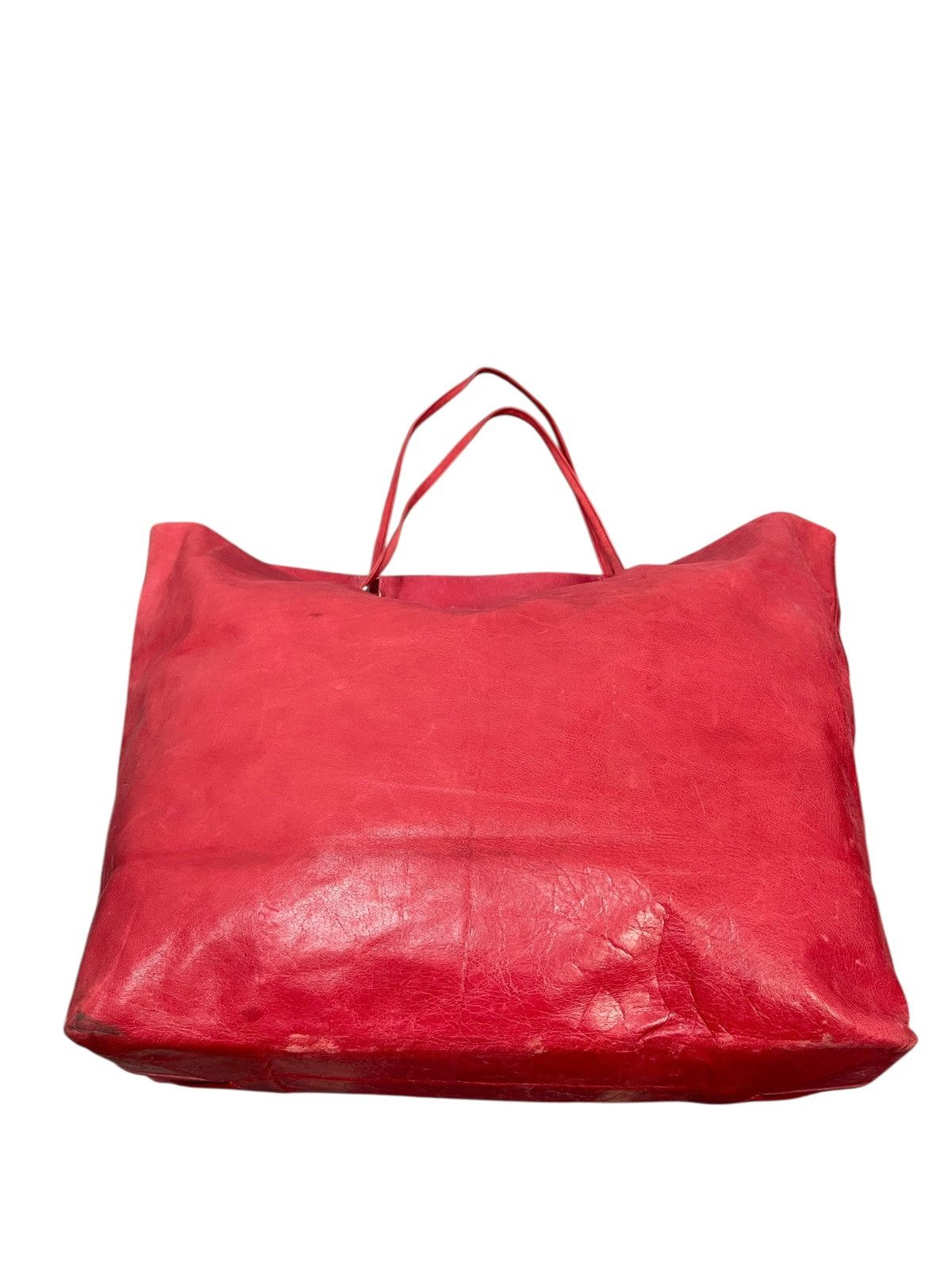 Leather Full Leather Halaby Italy Tote Bag prada julius dior 8🟩 Size ONE SIZE - 16 Thumbnail