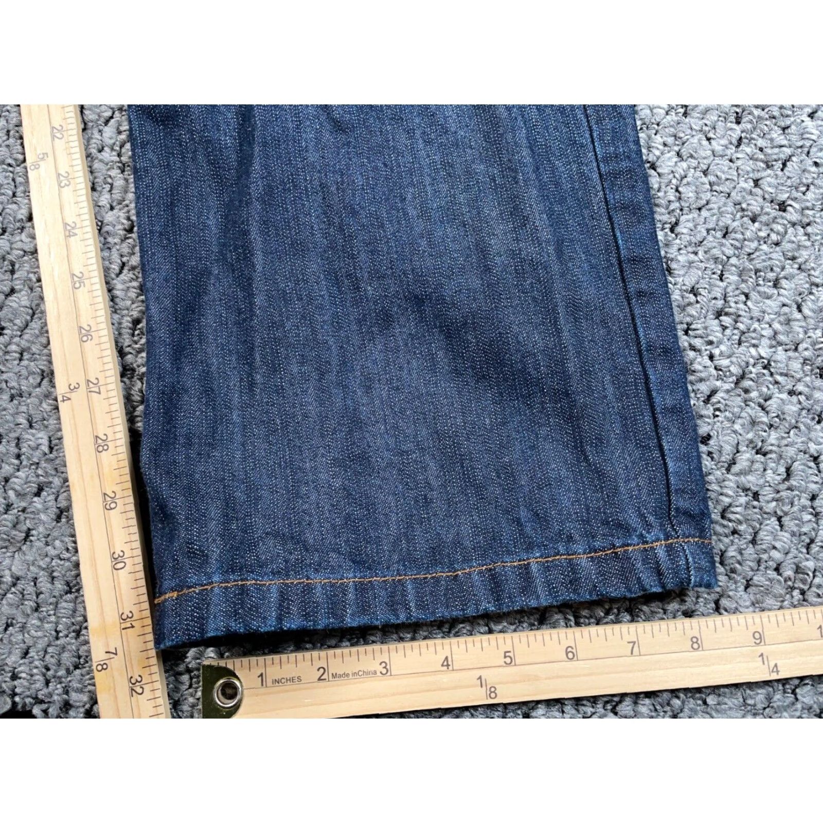 Rocawear VINTAGE Rocawear Straight Jeans Men 33 x 31 Dark Wash Hip Hop 90s Mens Jeans Regular Rise Mid Size US 33 - 5 Thumbnail