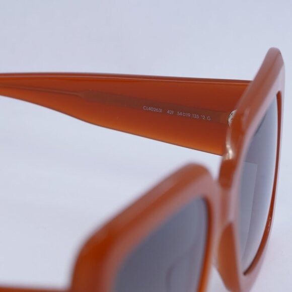 Celine 🕶️ New Celine CL40263I 42F Sunglasses - Shiny Orange Frame Size ONE SIZE - 8 Thumbnail